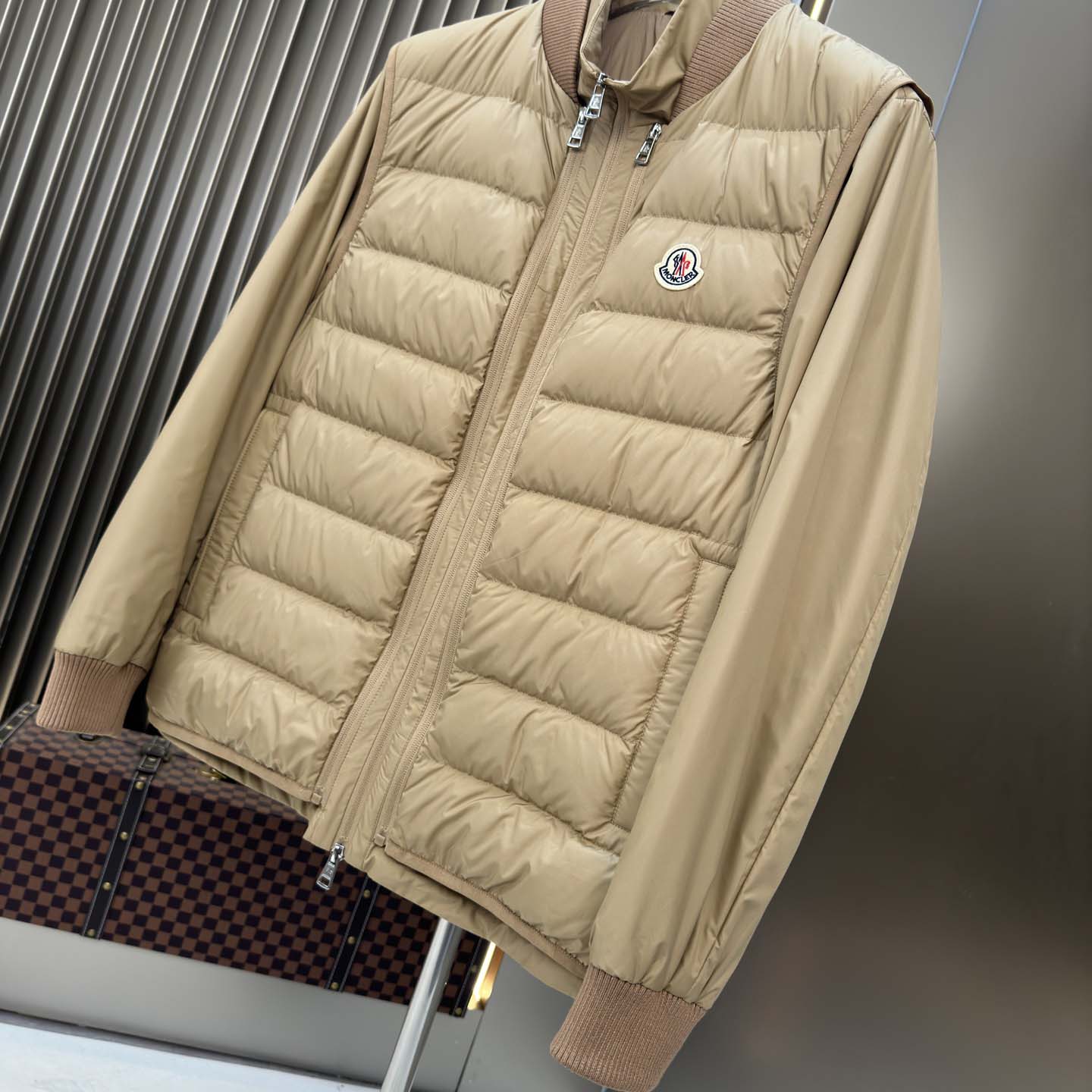 Moncler Verney 3-in-1 Short Jacket & Down Vest Set - DesignerGu