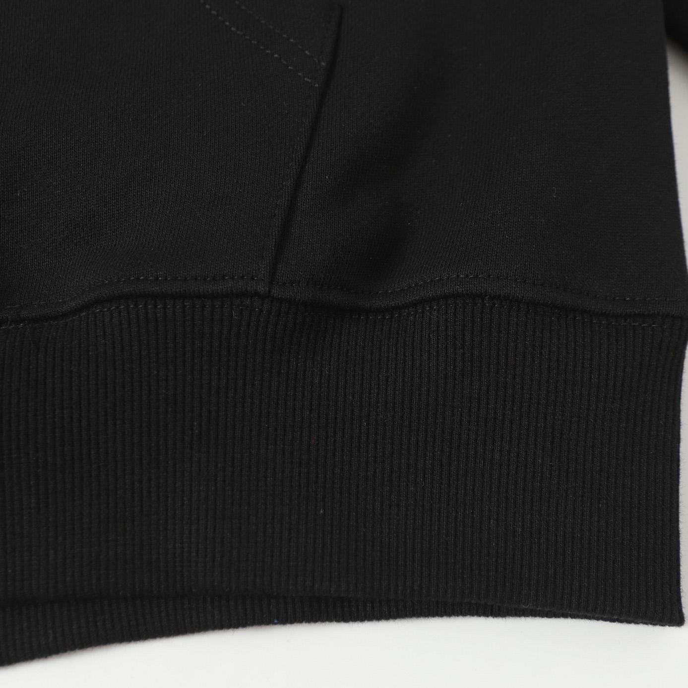 Denim Tears Cotton Wreath Zip Hoodie Black - DesignerGu