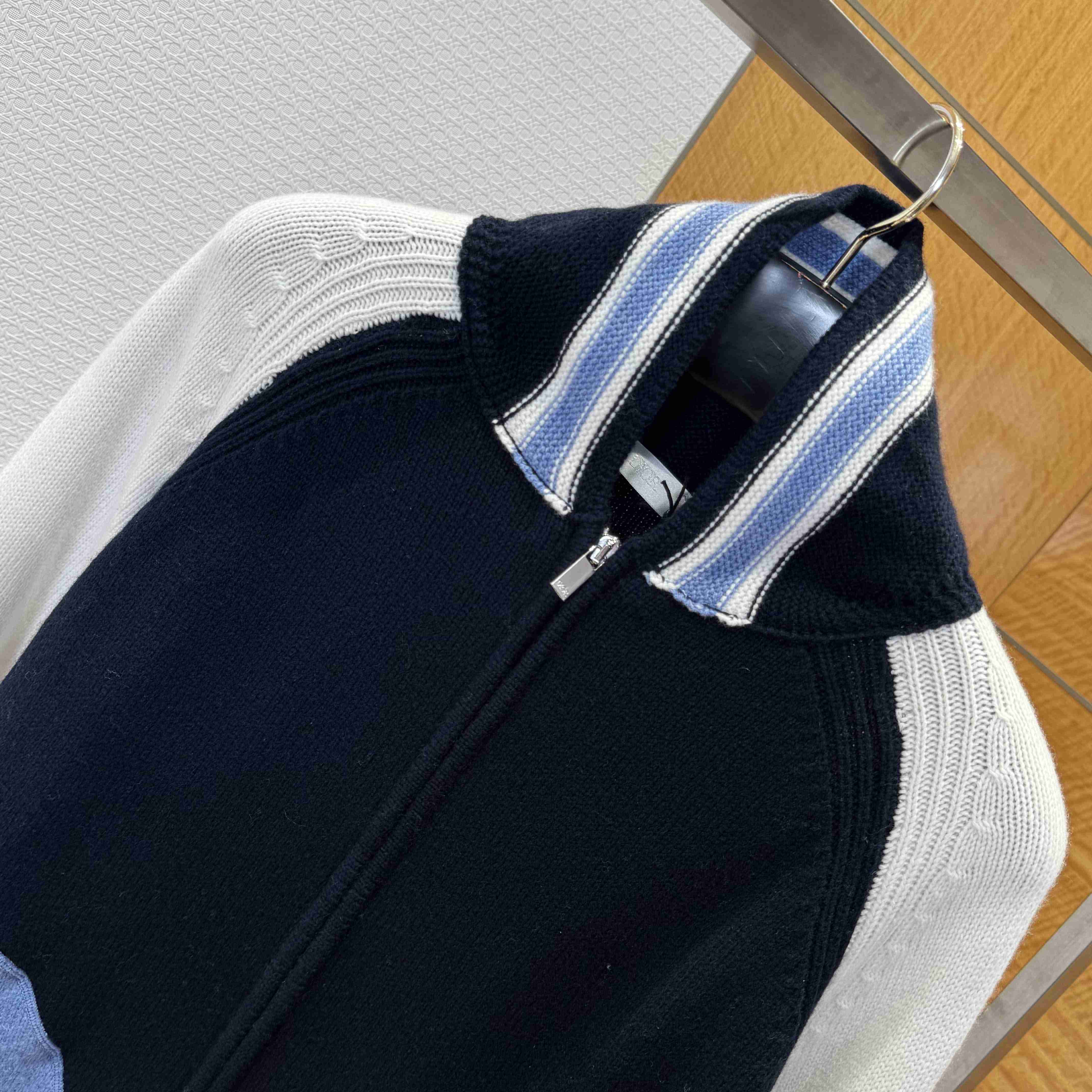 Christian Dior Couture Lily of the Valley Varsity Cardigan  - DesignerGu