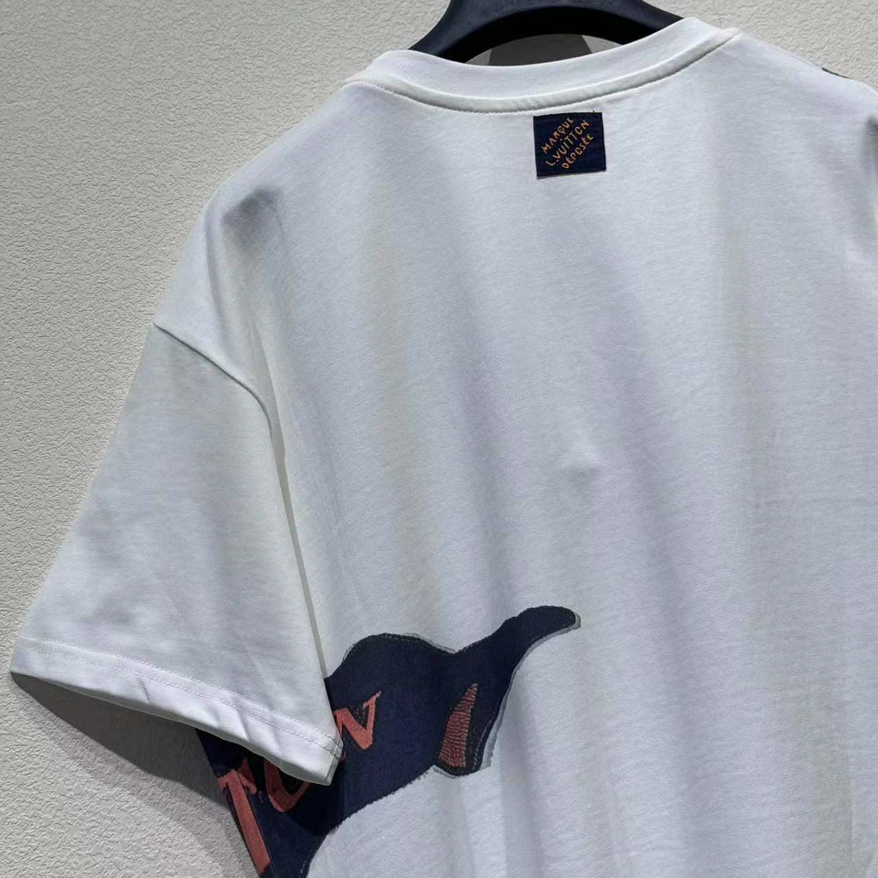 Louis Vuitton Intarsia Graphic T-Shirt   1AIHZZ - DesignerGu