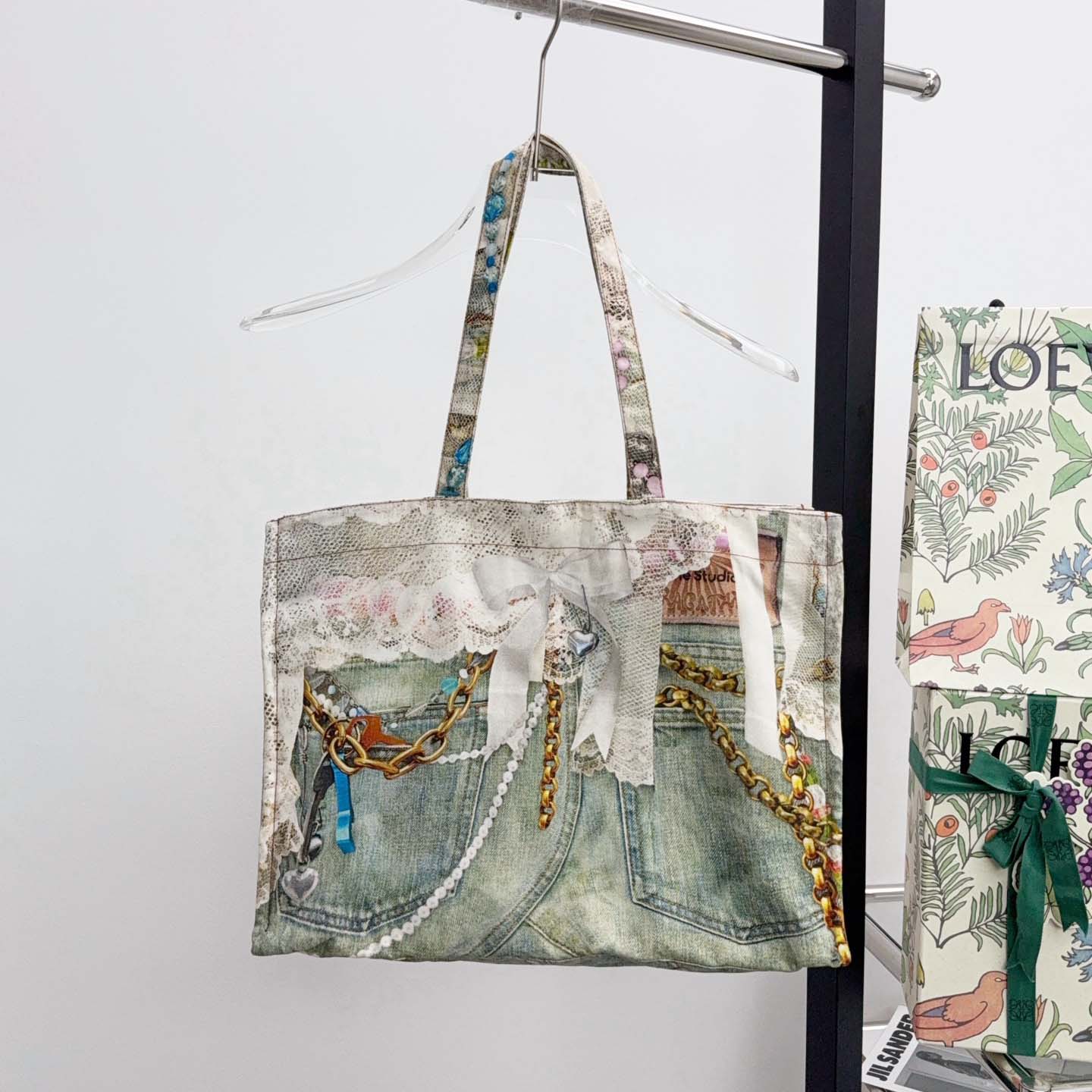 Acne Studios Logo tote bag （47×17×35cm） - DesignerGu