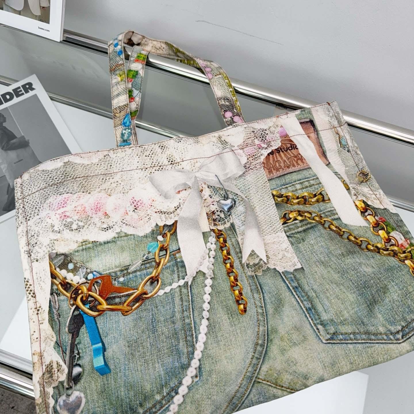 Acne Studios Logo tote bag （47×17×35cm） - DesignerGu