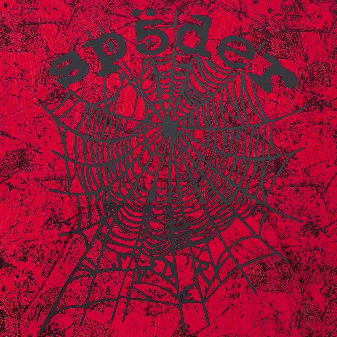 Sp5der OG Tree Camo Hoodie Red - DesignerGu