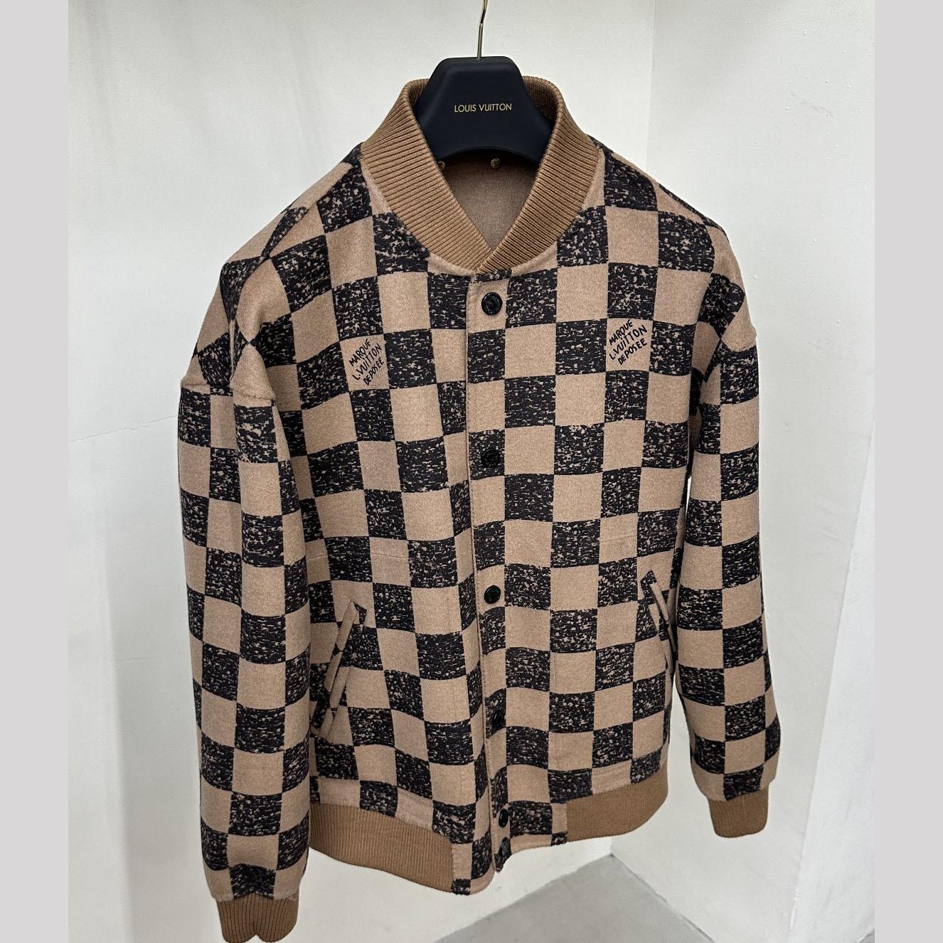 Louis Vuitton Reversible Damier Bomber Jacket  - DesignerGu