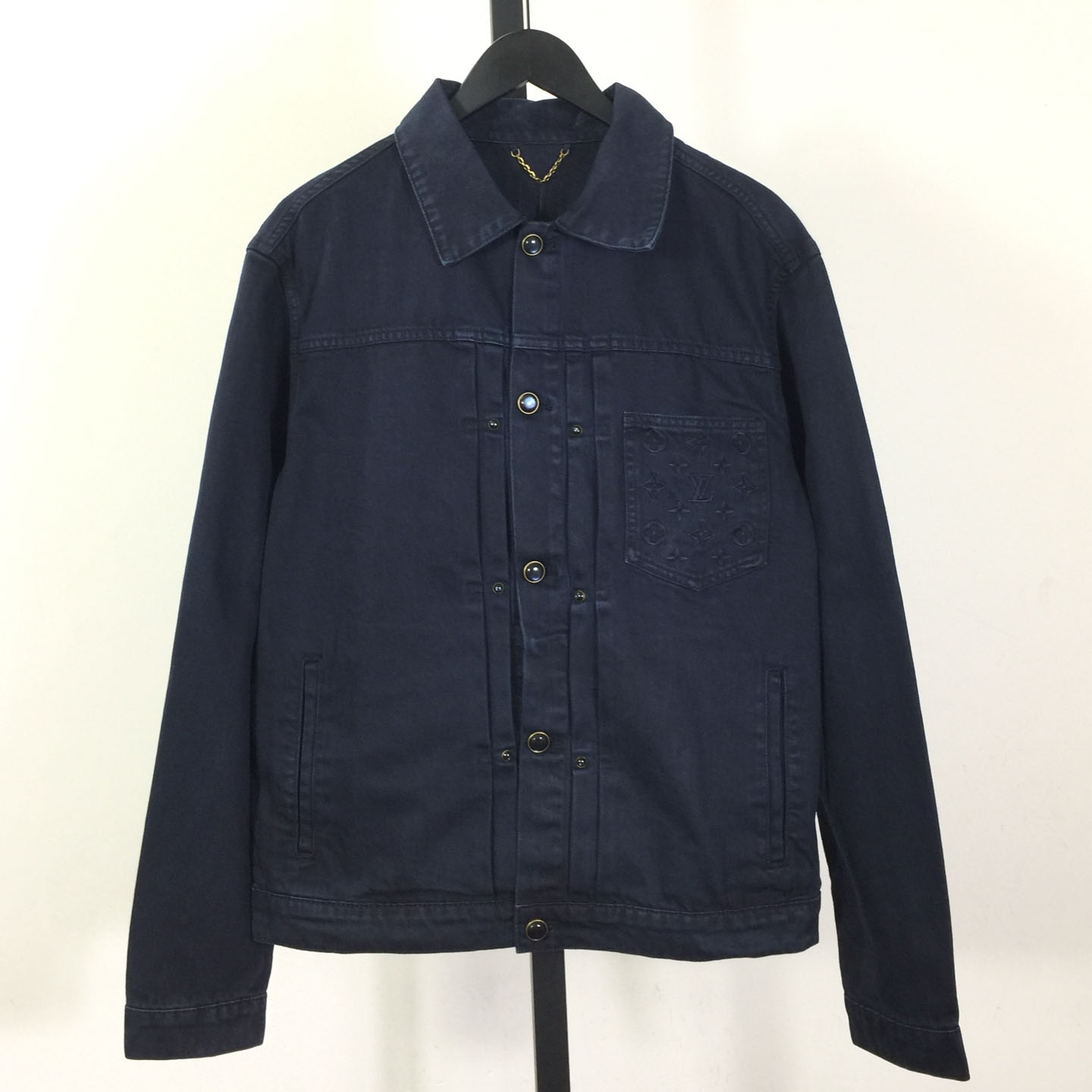 Louis Vuitton Garment-Dyed Denim Type II Trucker Jacket   1AHUY5 - DesignerGu