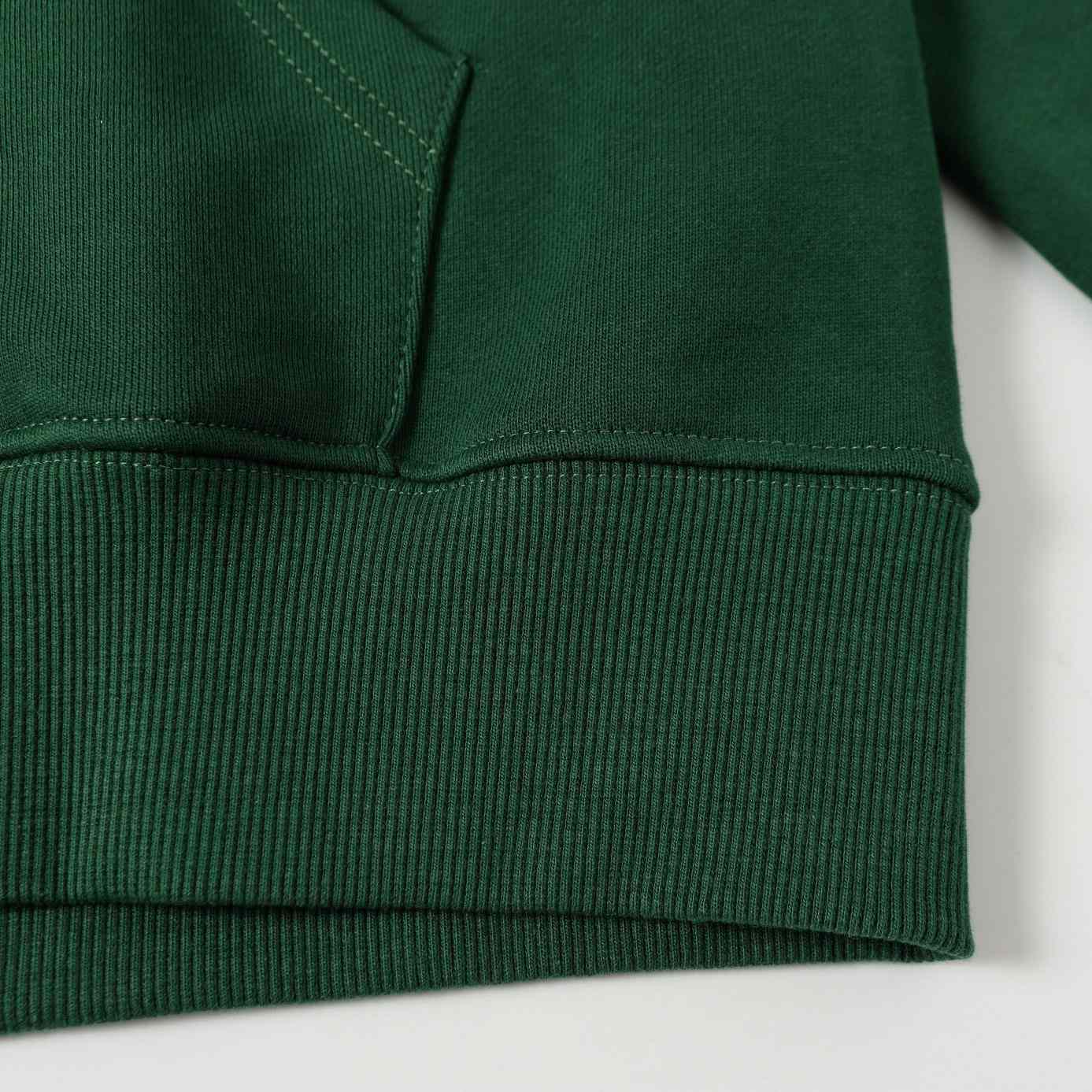 Denim Tears Cotton Wreath Zip Hoodie Green - DesignerGu