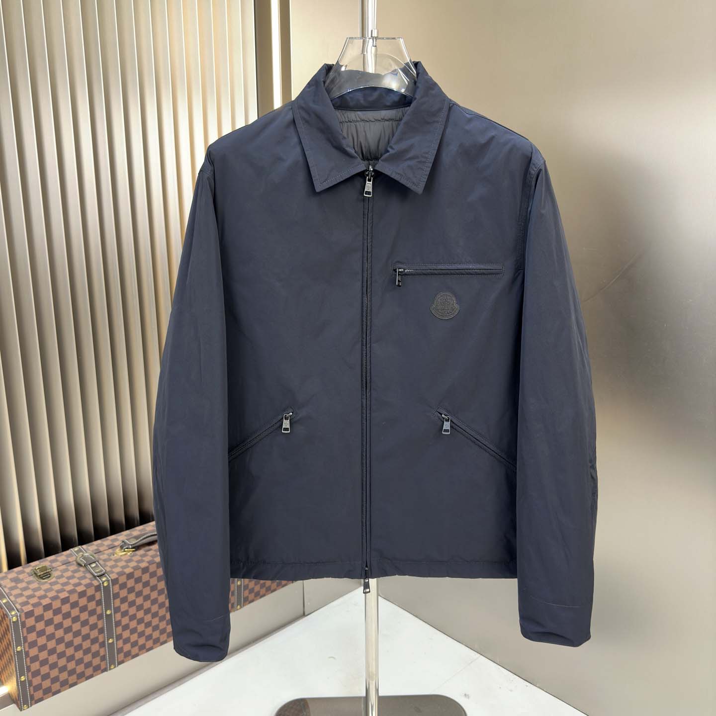 Moncler Cidone Reversible Down Shirt Jacket - DesignerGu