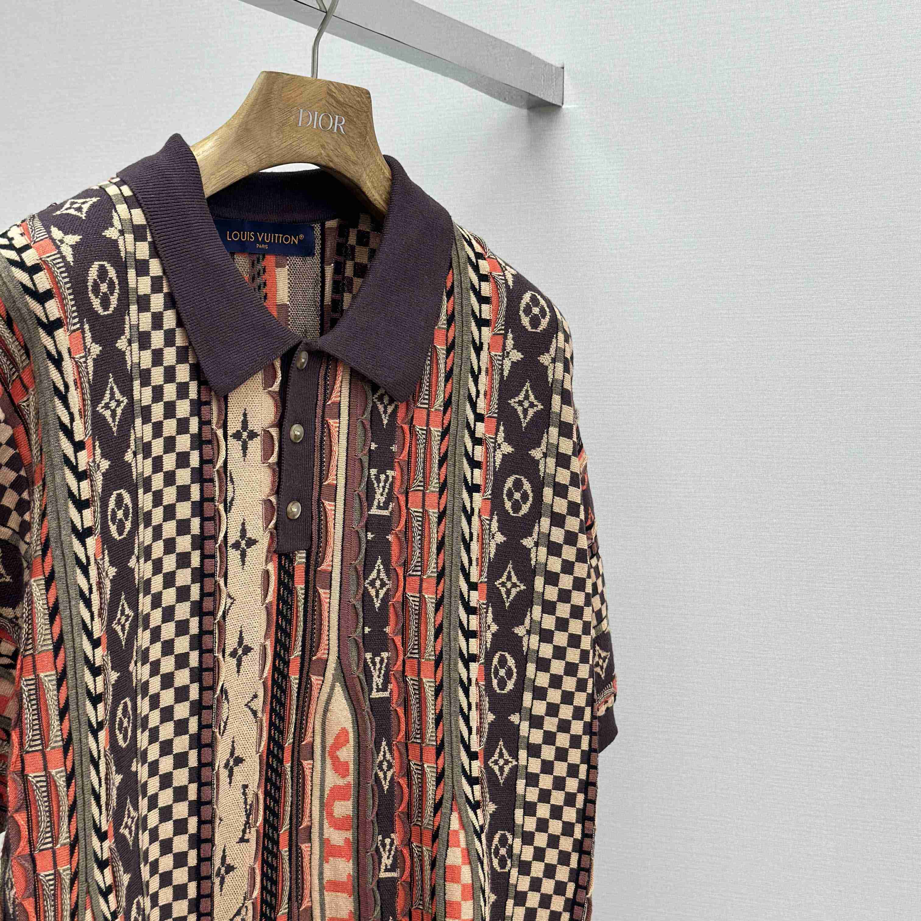 Louis Vuitton Short-Sleeved Polo Shirt - DesignerGu