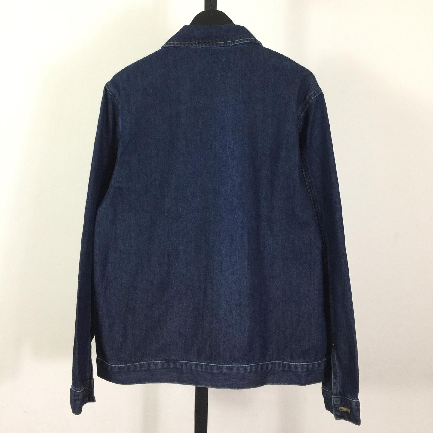Prada Light Denim Zipper Jacket - DesignerGu