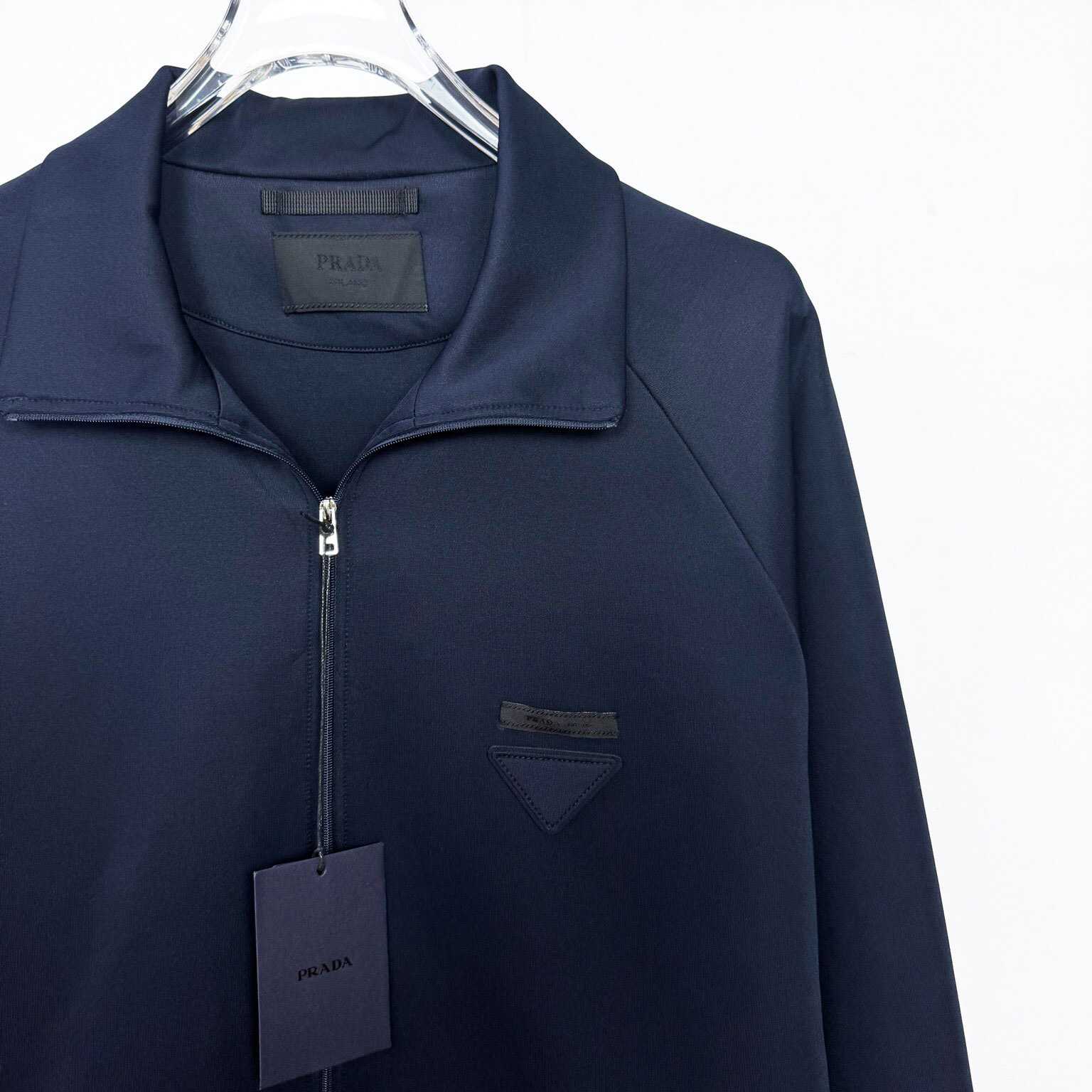 Prada Zippered Technical Fabric Jacket - DesignerGu