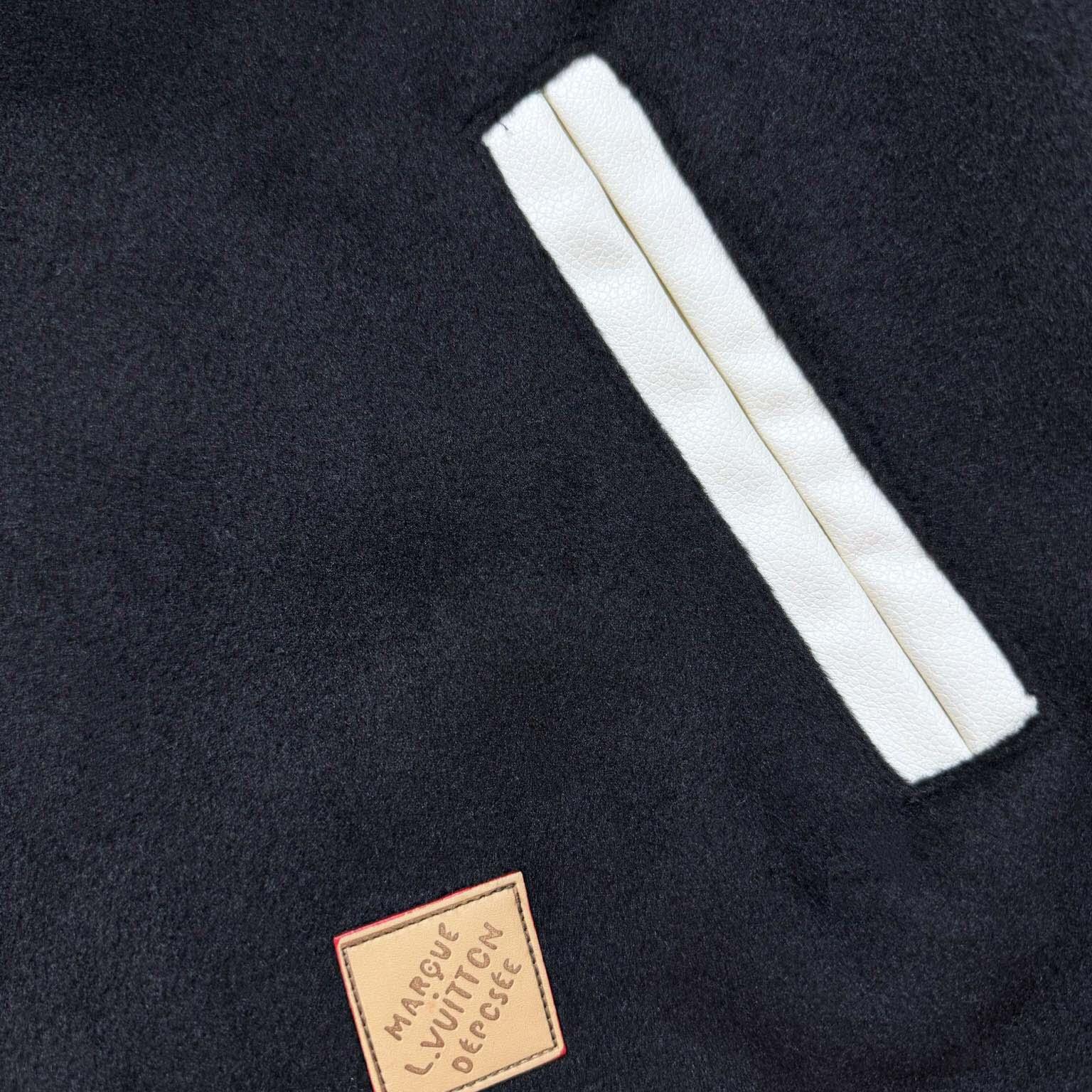 Louis Vuitton Signature Leather Varsity Jacket    - DesignerGu