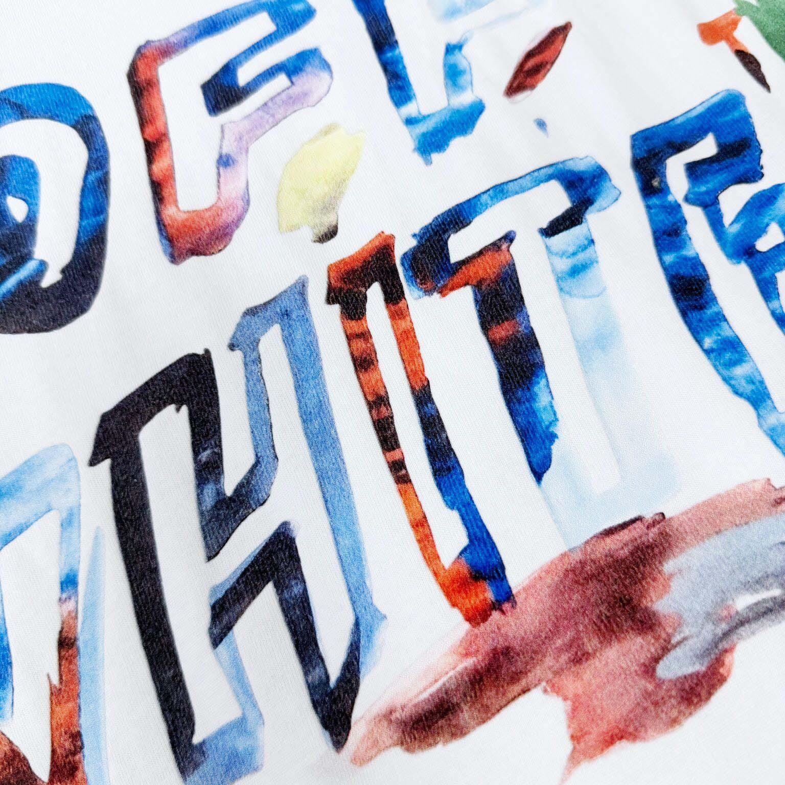 Off-White Boys Watercolour T-Shirt In White - DesignerGu