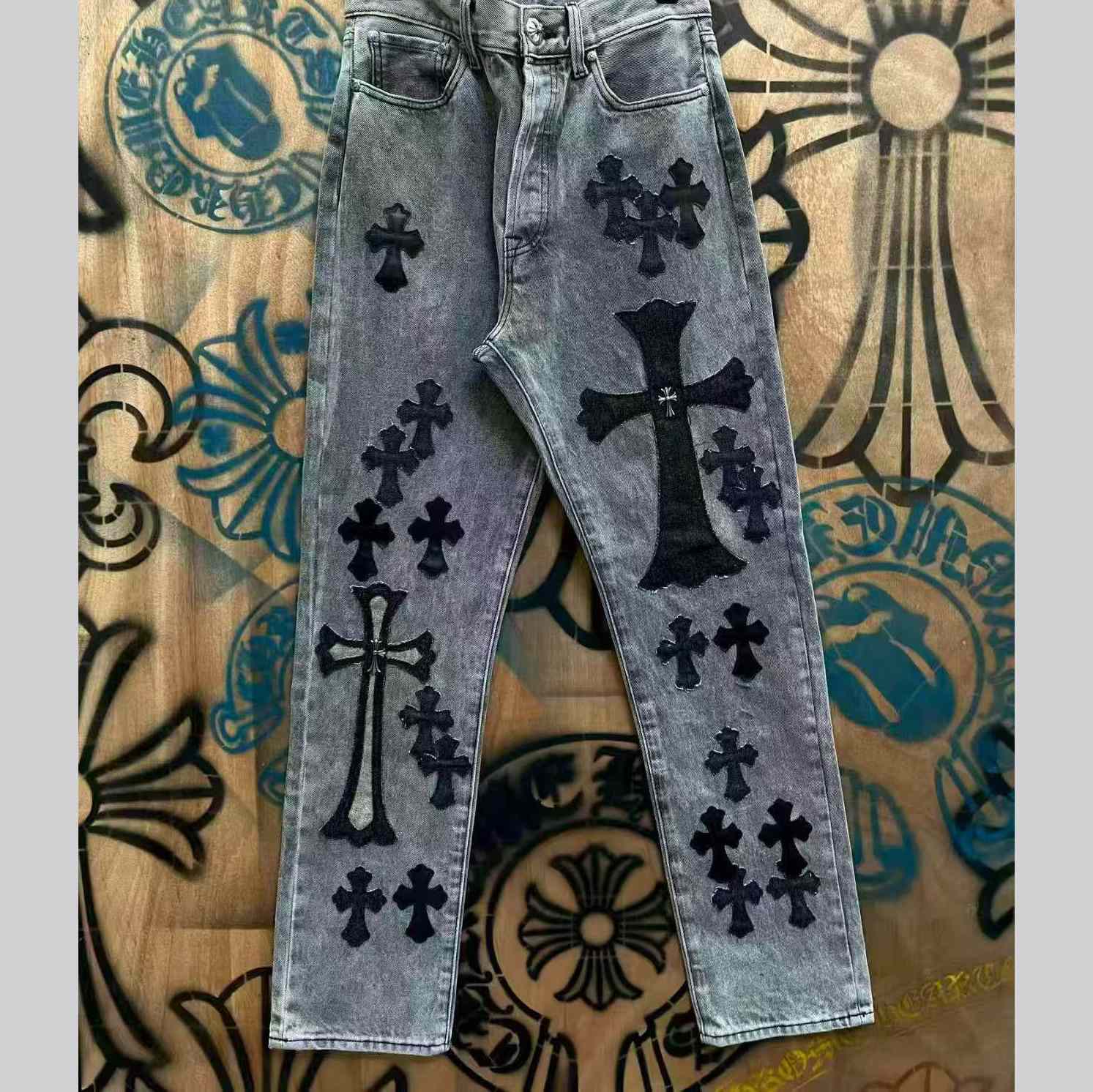 Chrome Hearts Jeans - DesignerGu