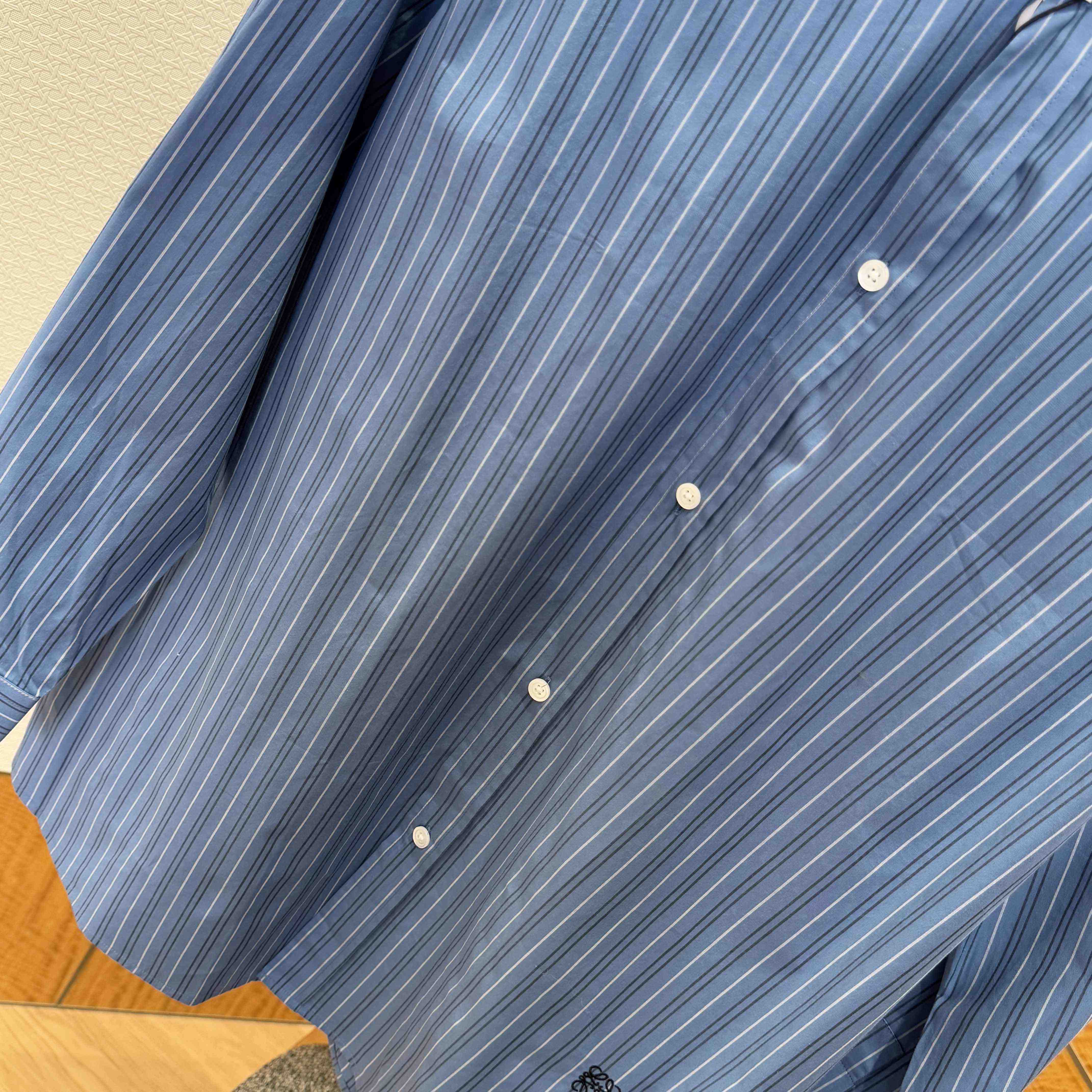 Loewe Shirt 'Stone Blue' - DesignerGu