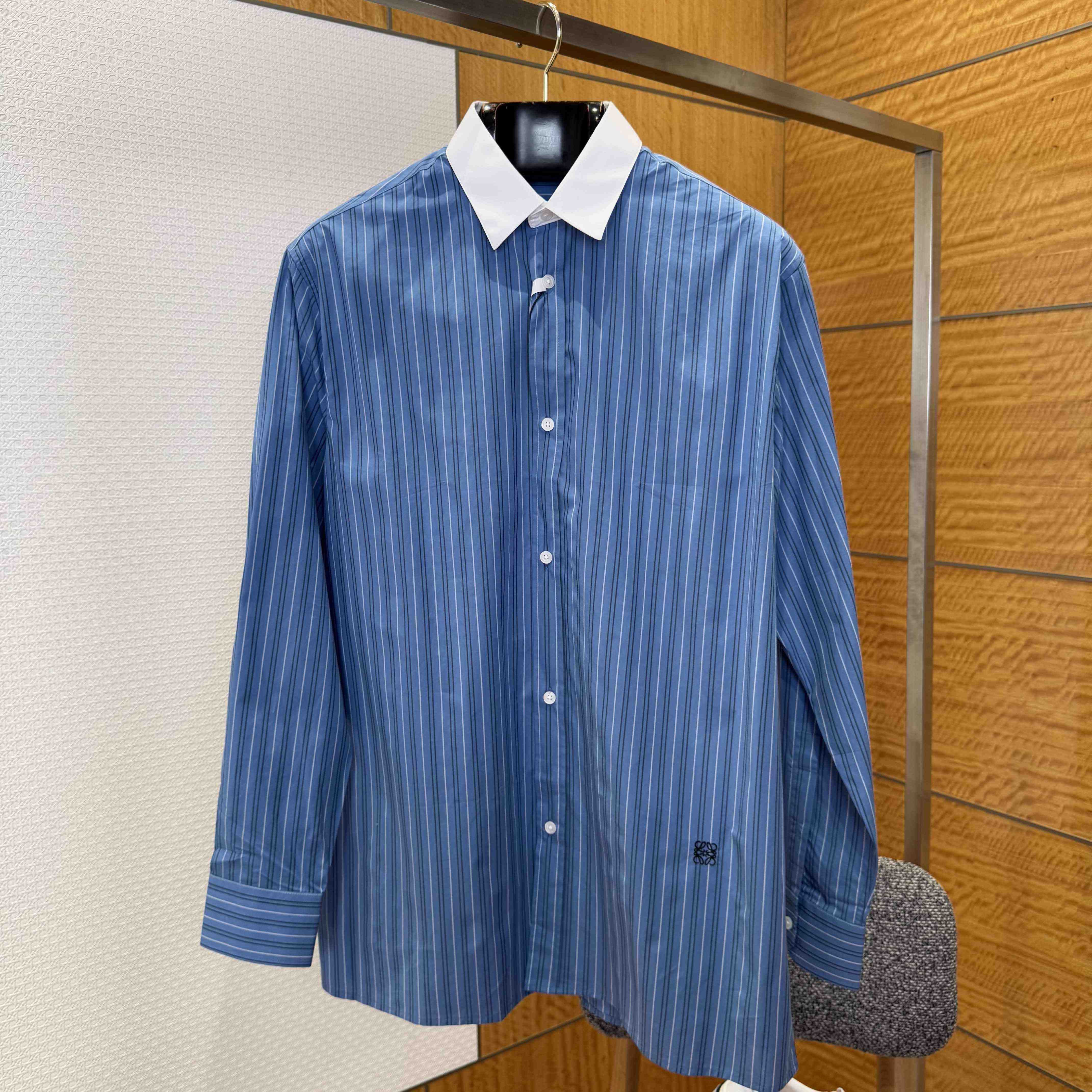 Loewe Shirt 'Stone Blue' - DesignerGu