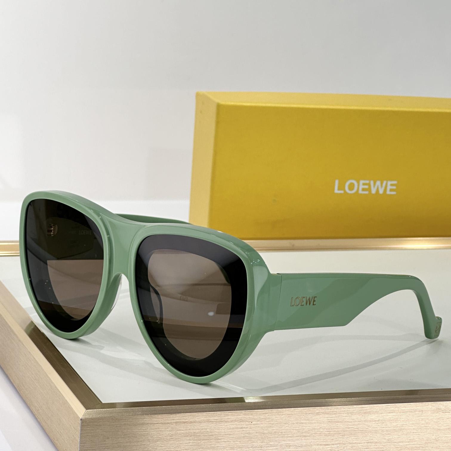 Loewe Front Lenses Aviatior Sunglasses  - DesignerGu