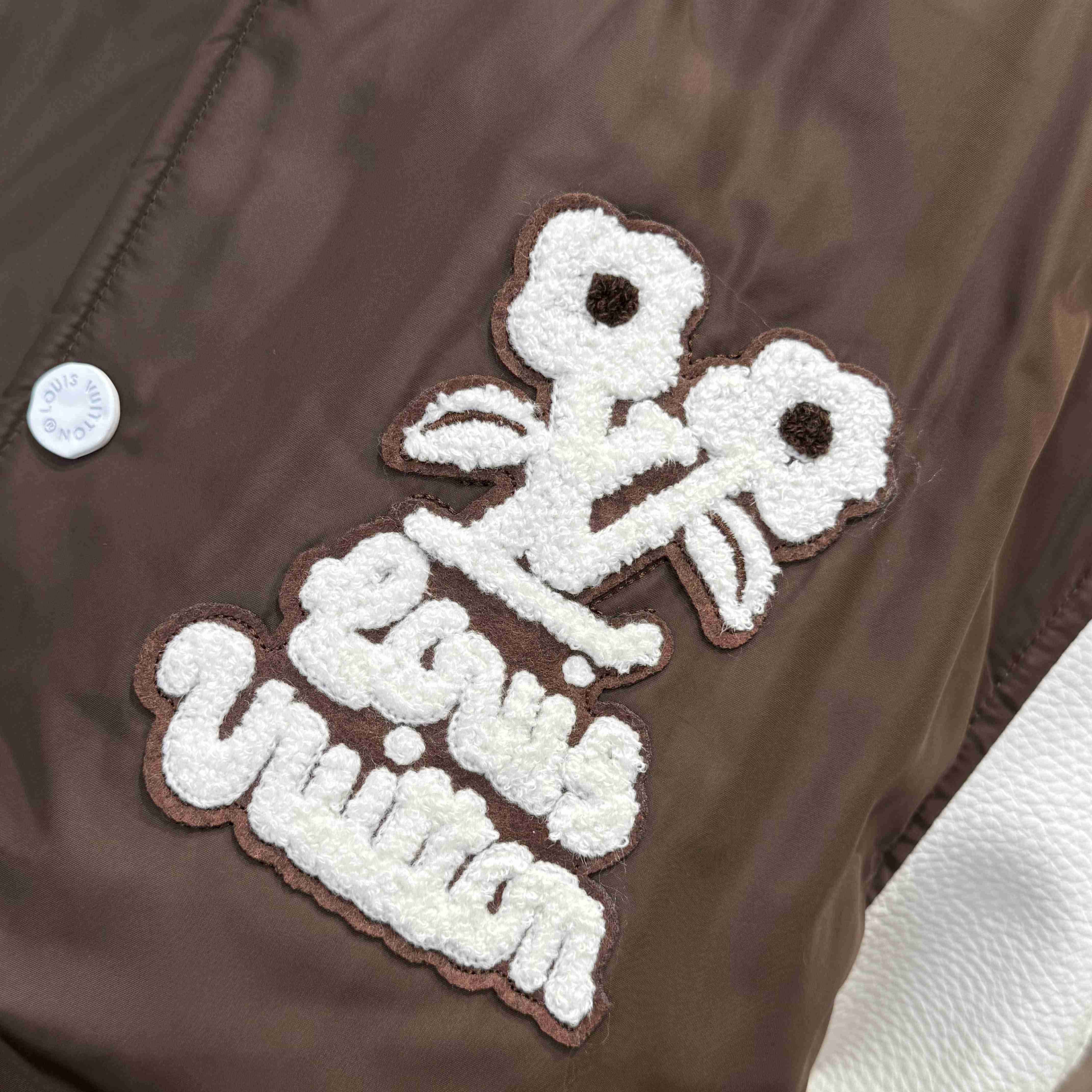 Louis Vuitton Embroidered Varsity Jacket   1AFPWQ - DesignerGu
