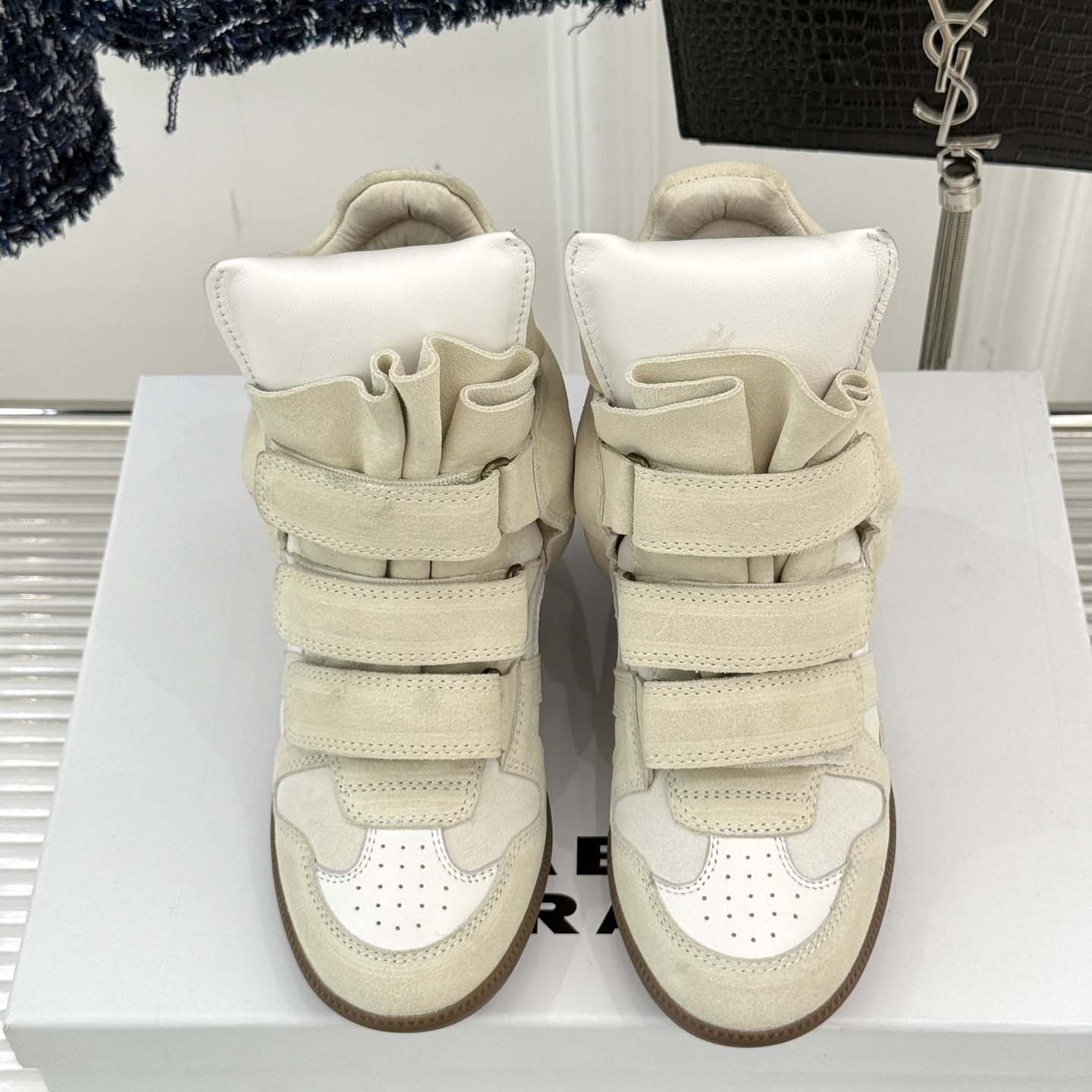 Isabel Marant Balskee High-Top Wedge Sneakers  - DesignerGu