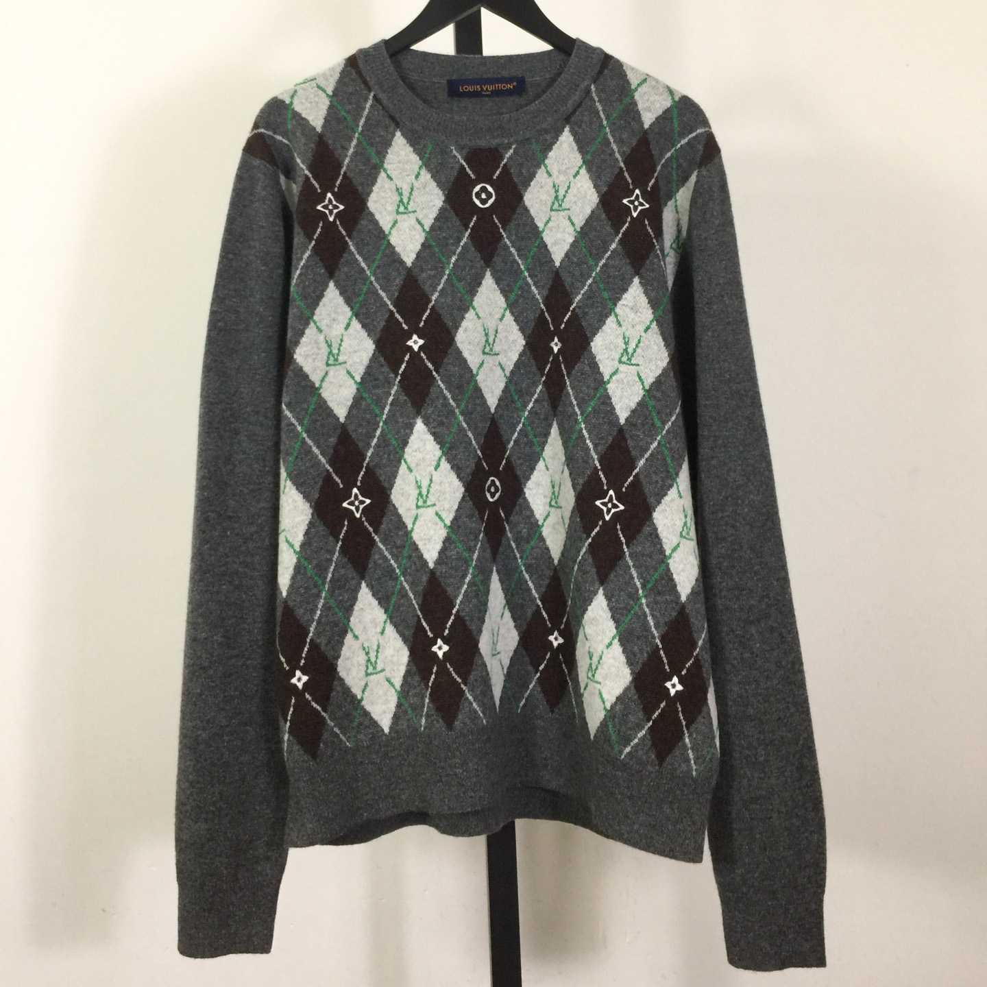 Louis Vuitton Argyle Crewneck    1AIMCJ - DesignerGu