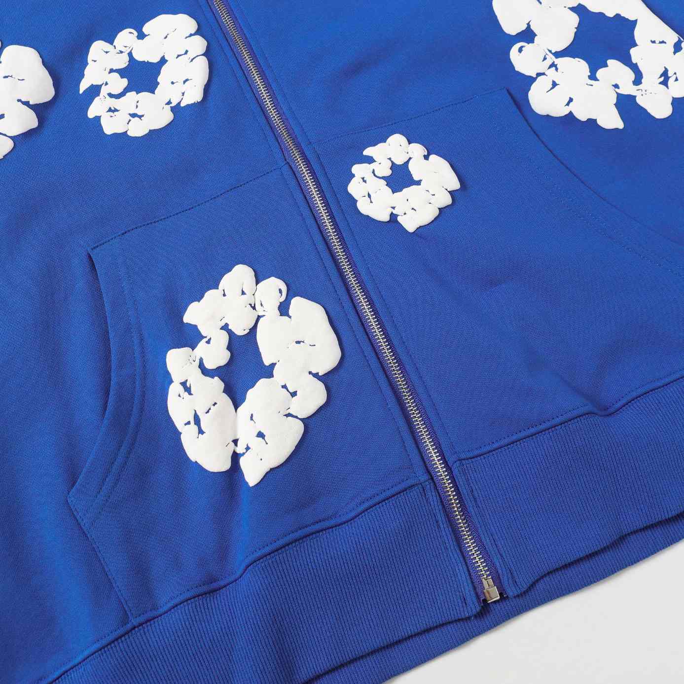 Denim Tears Cotton Wreath Zip Hoodie  - DesignerGu