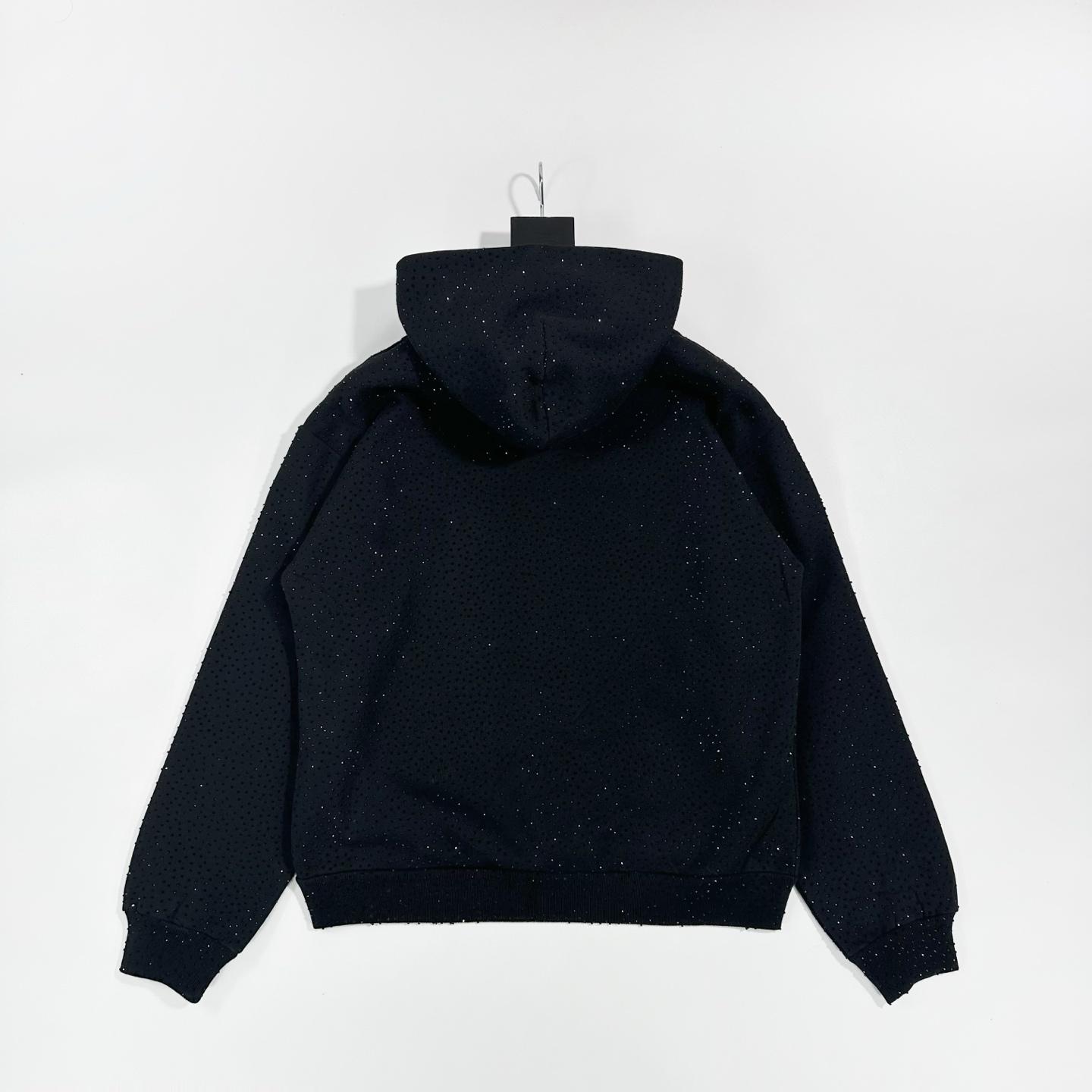 Sp5der Black VVS Hoodie - DesignerGu