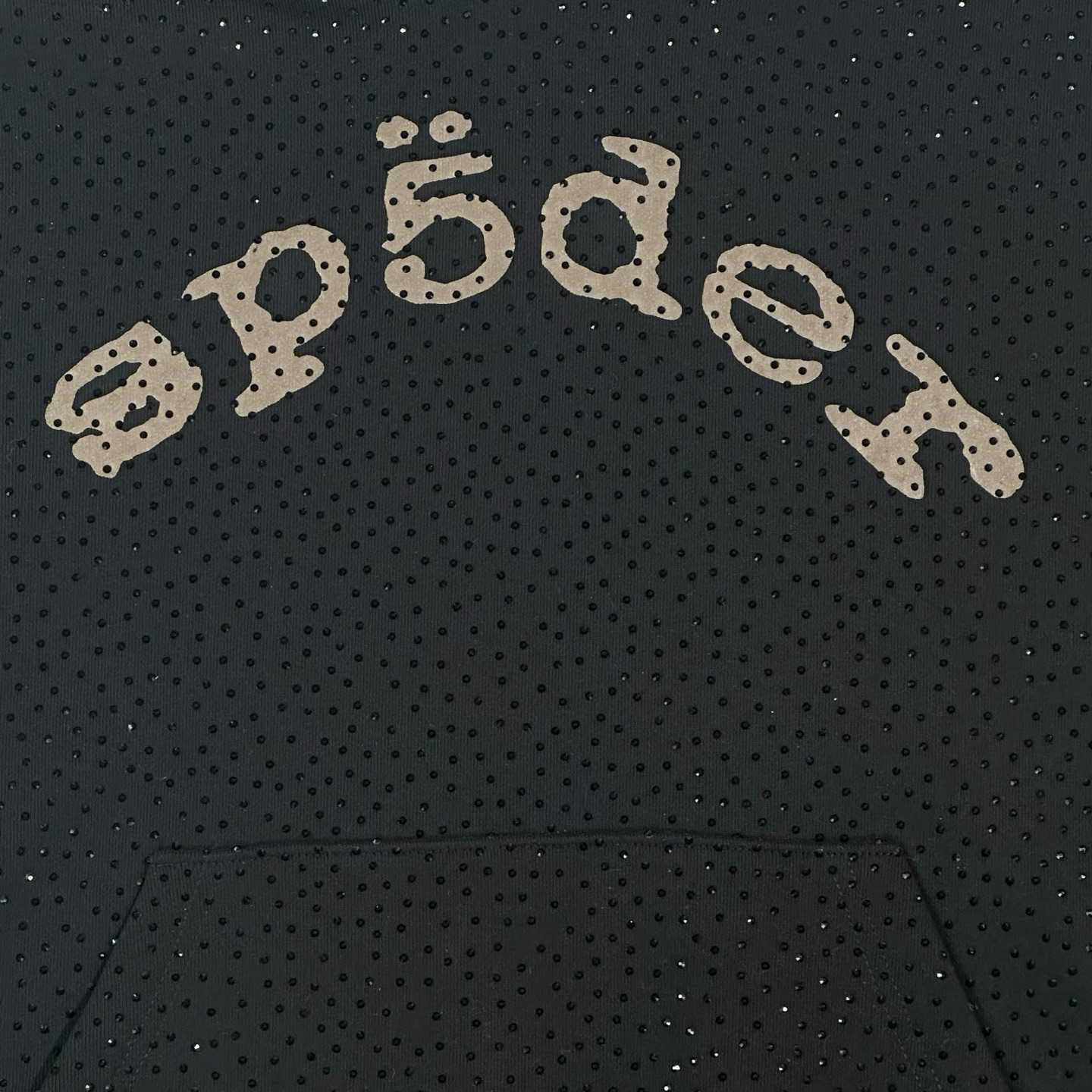 Sp5der Black VVS Hoodie - DesignerGu