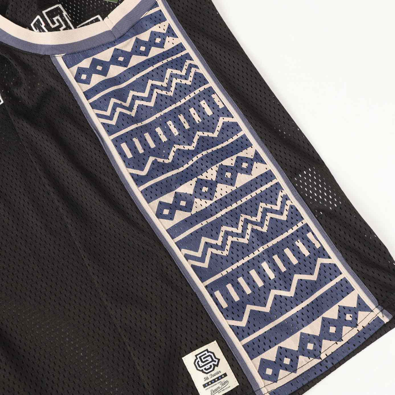 Denim Tears Game Jersey 'Black' - DesignerGu