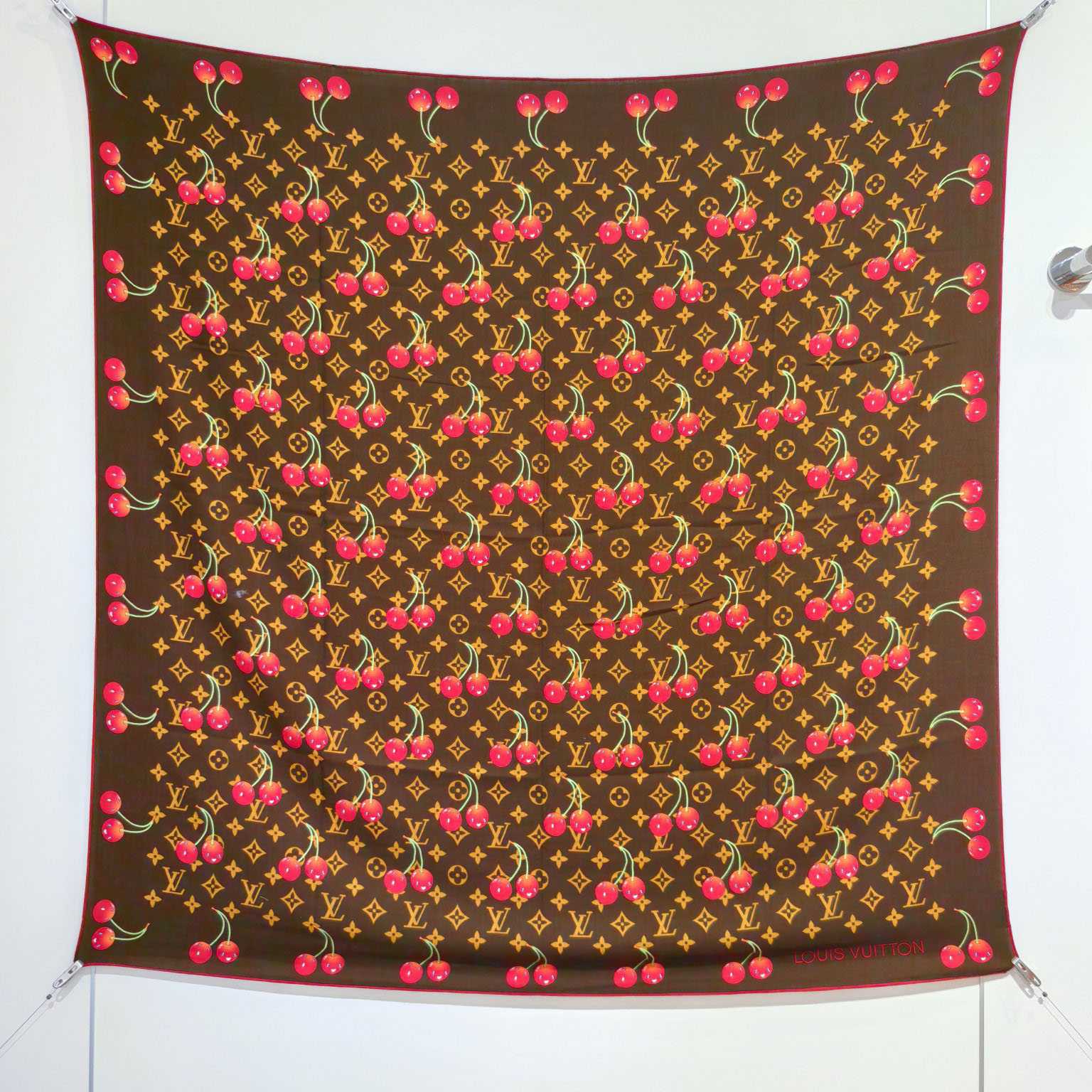 Louis Vuitton LV x TM Monogram Shawl   140*140cm - DesignerGu