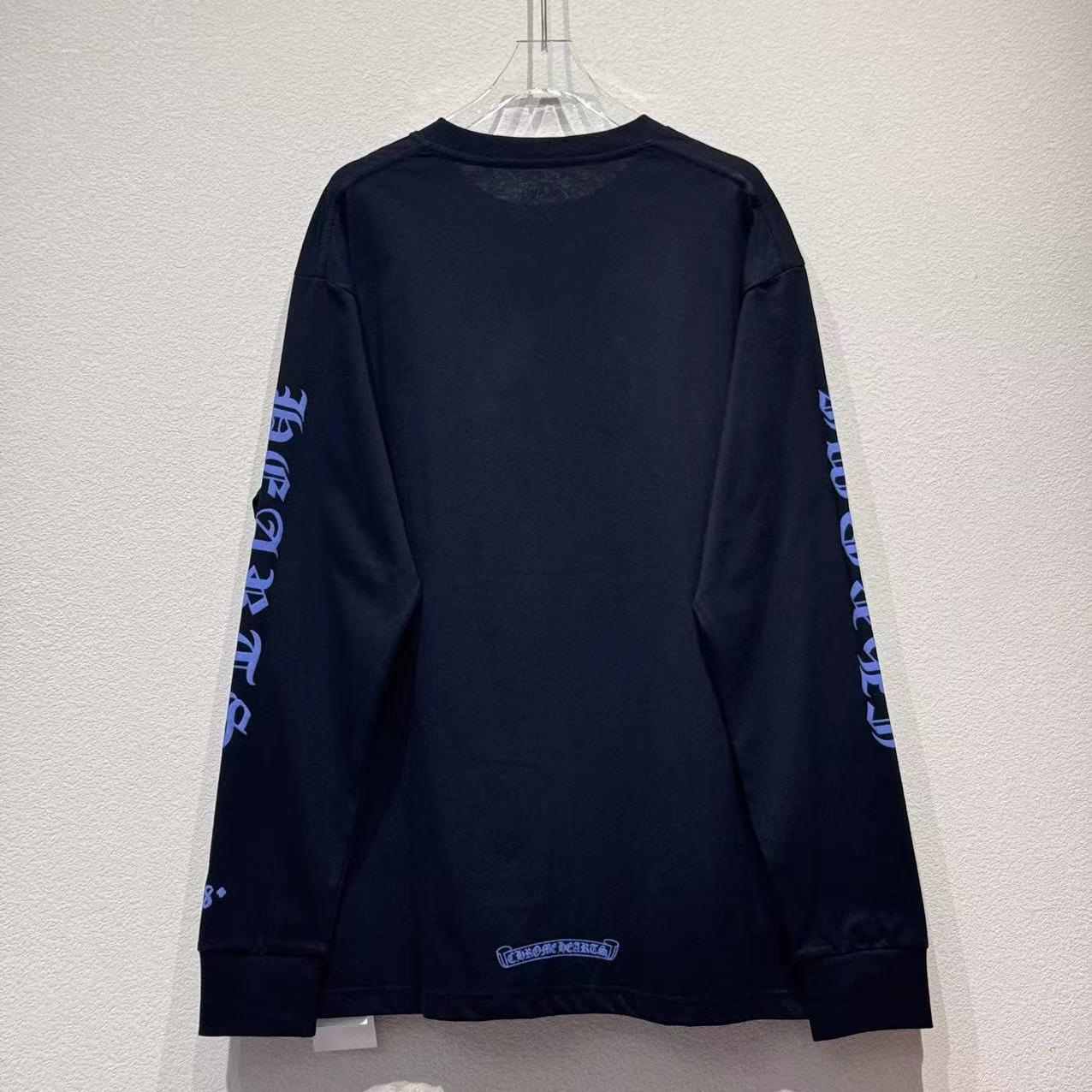 Chrome Hearts Neck Logo Long-Sleeve T-Shirt 'Black' - DesignerGu