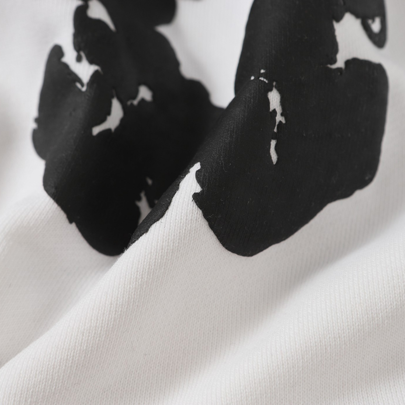 Denim Tears Cotton Wreath Zip Hoodie White - DesignerGu