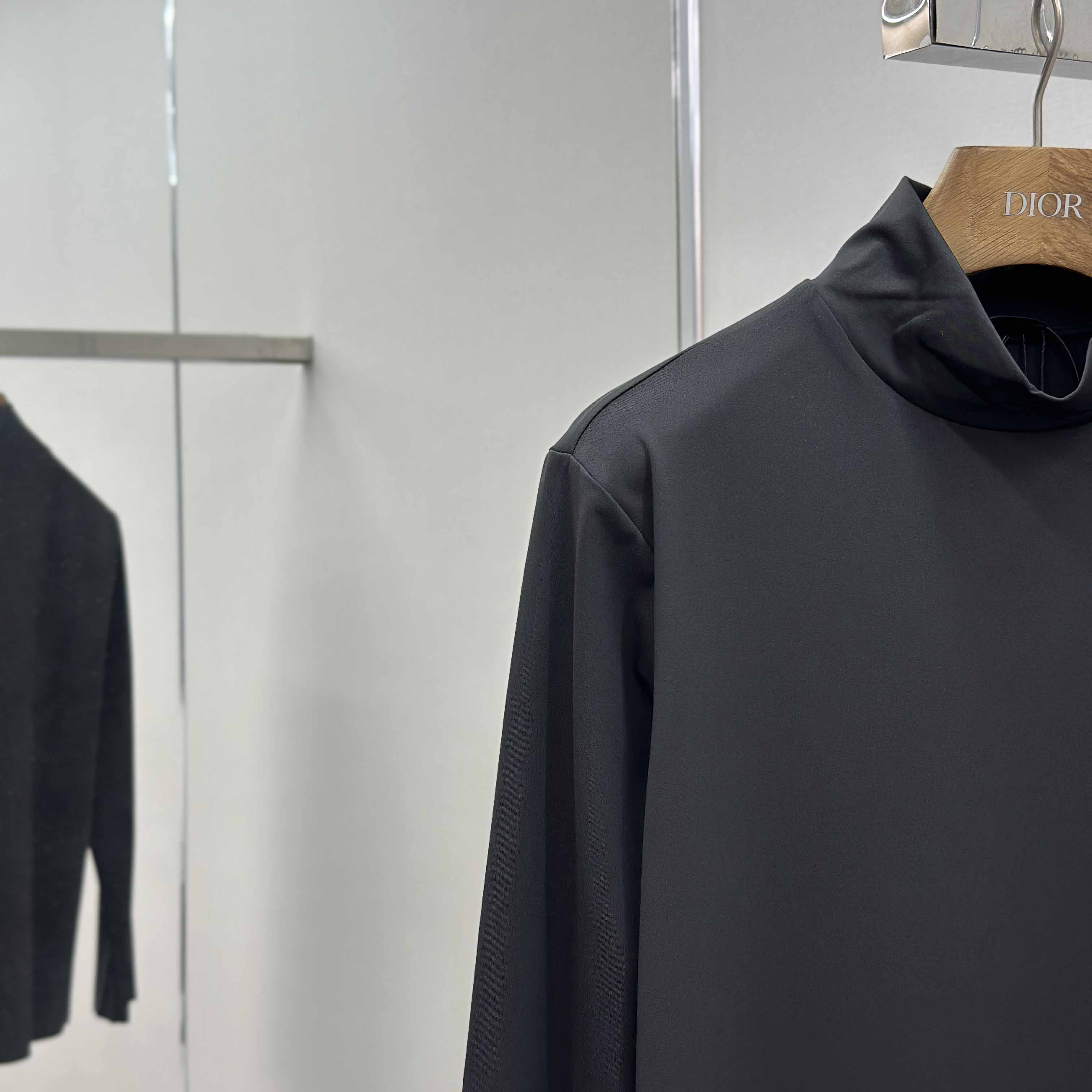 Prada Technical Jersey Mock Turtleneck - DesignerGu