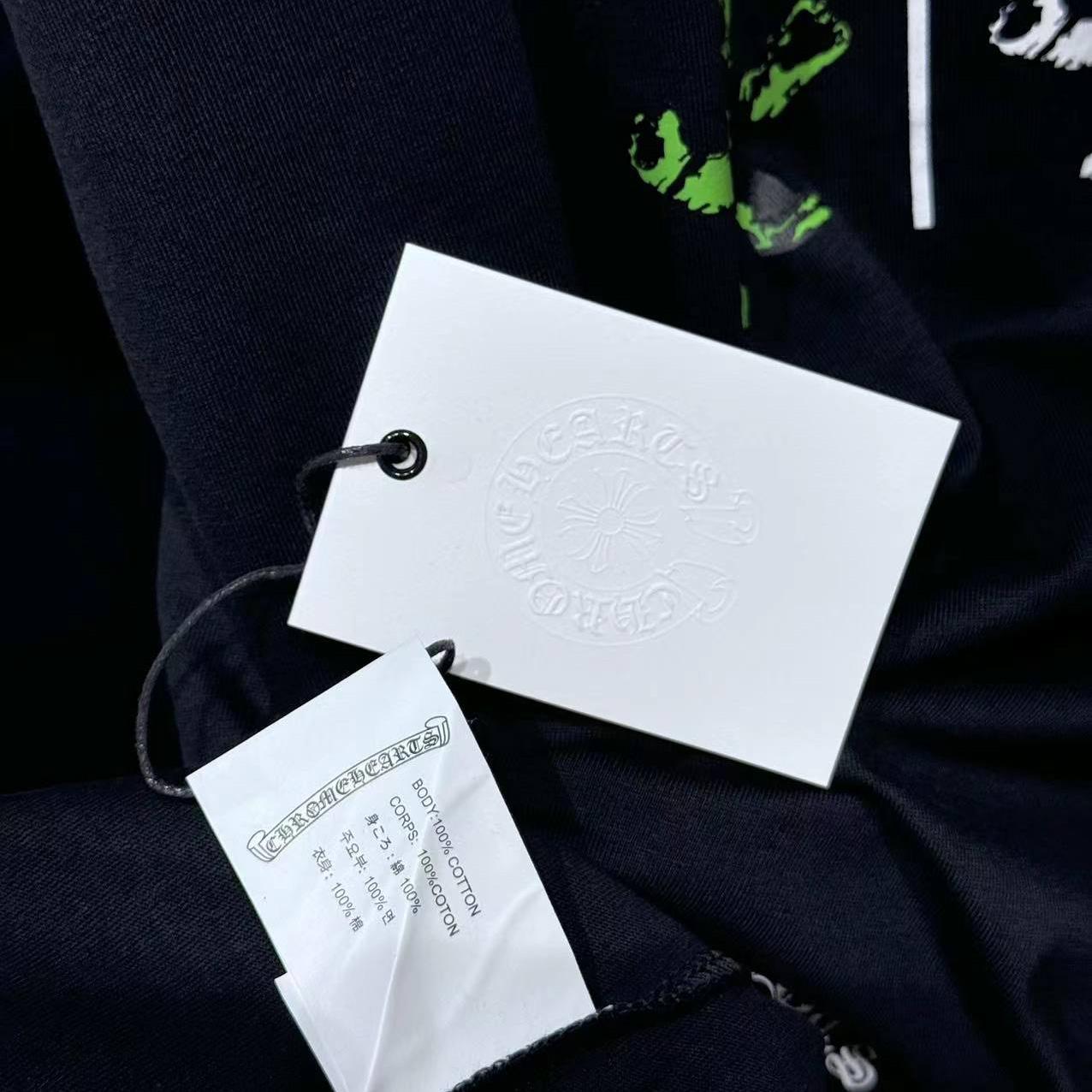 Chrome Hearts Foti Multi Teeter Harris Logo Long Sleeve Tee Shirt Black - DesignerGu