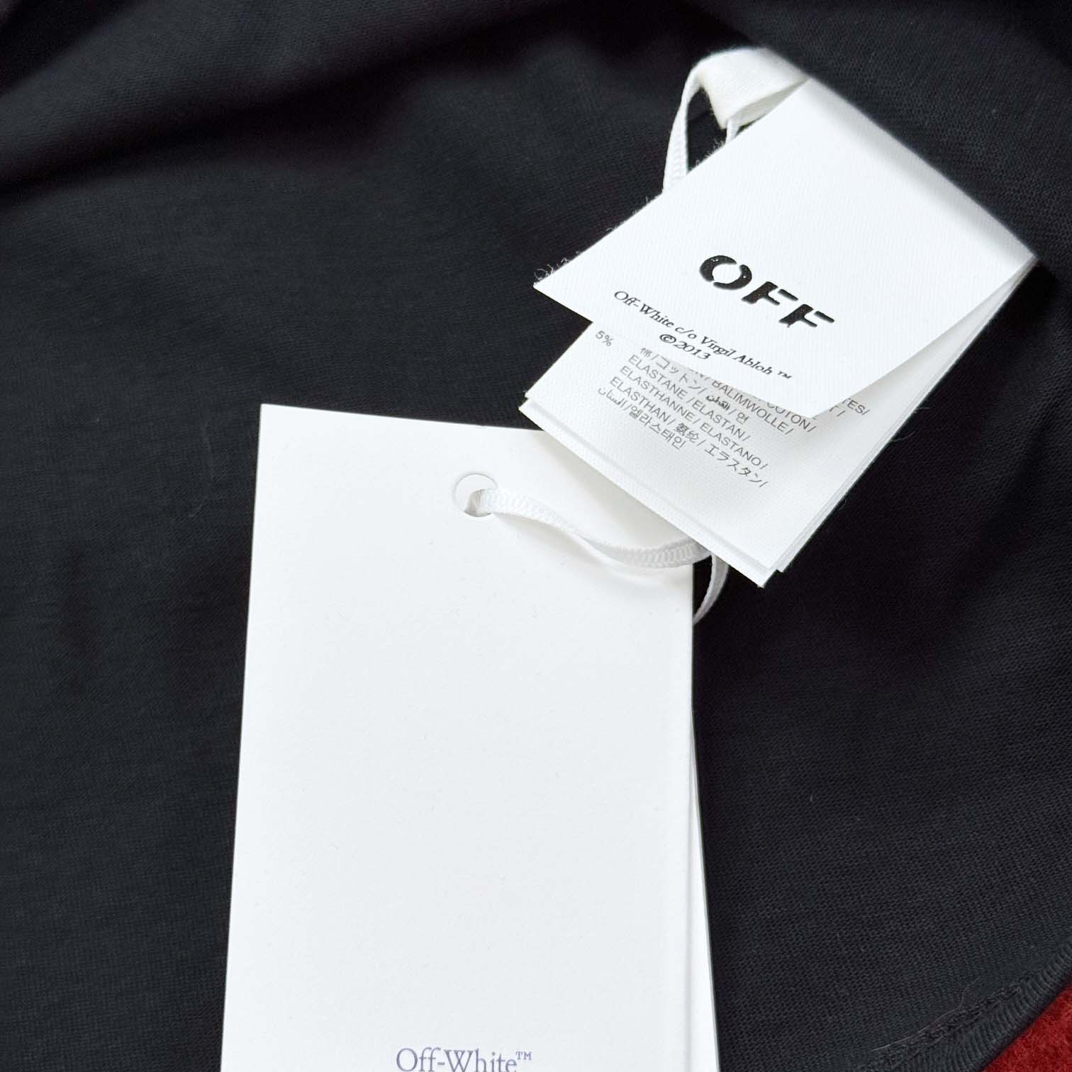 Off-White Boys Watercolour T-Shirt In Black - DesignerGu