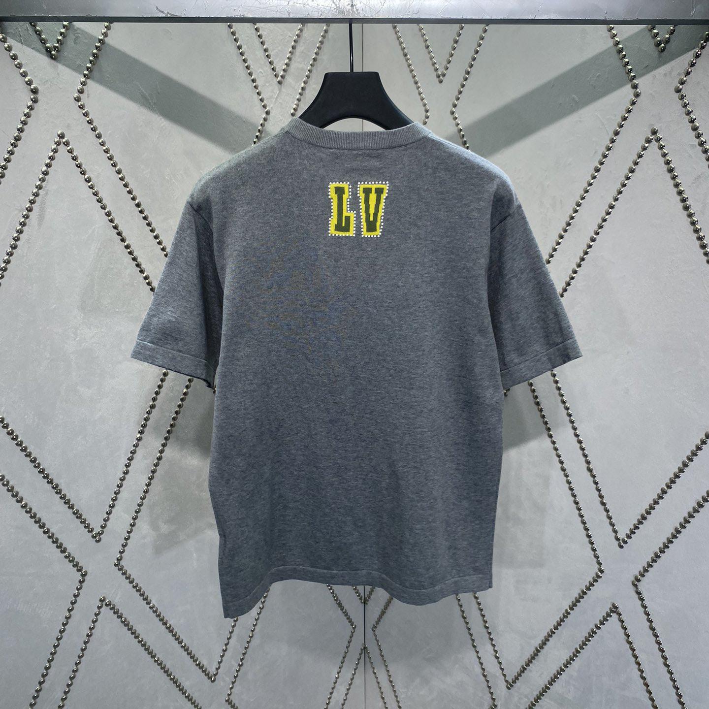 Louis Vuitton Embellished Short-Sleeved Cotton Crewneck - DesignerGu