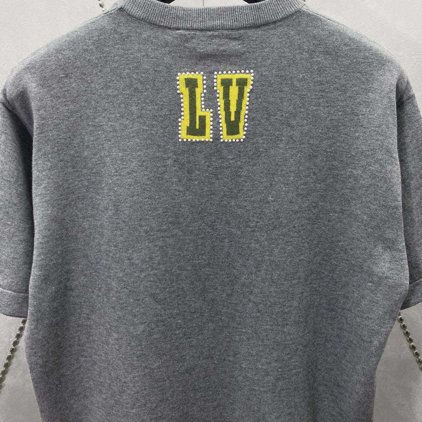 Louis Vuitton Embellished Short-Sleeved Cotton Crewneck - DesignerGu