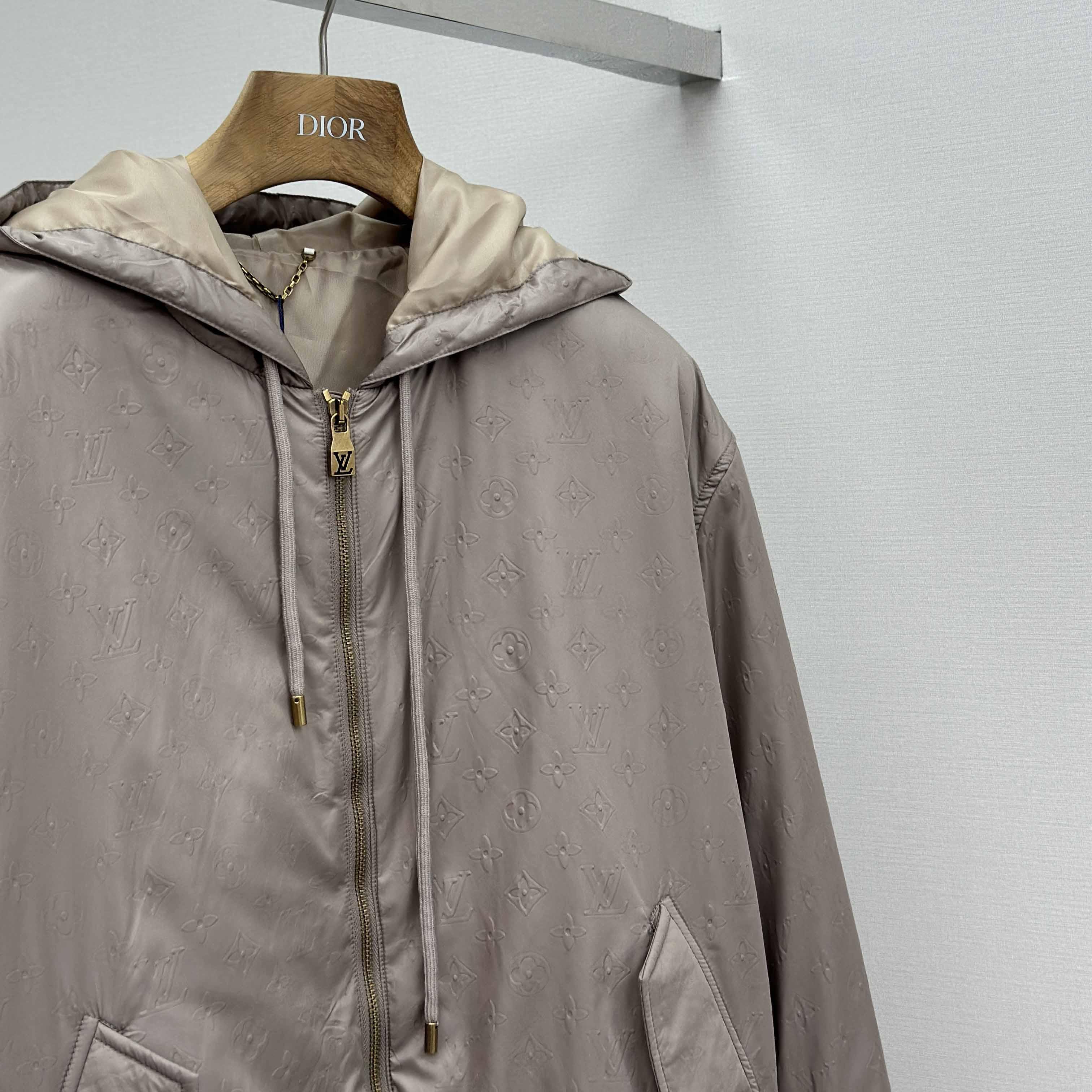 Louis Vuitton Monogram Padded Windbreaker   1AHBIA - DesignerGu