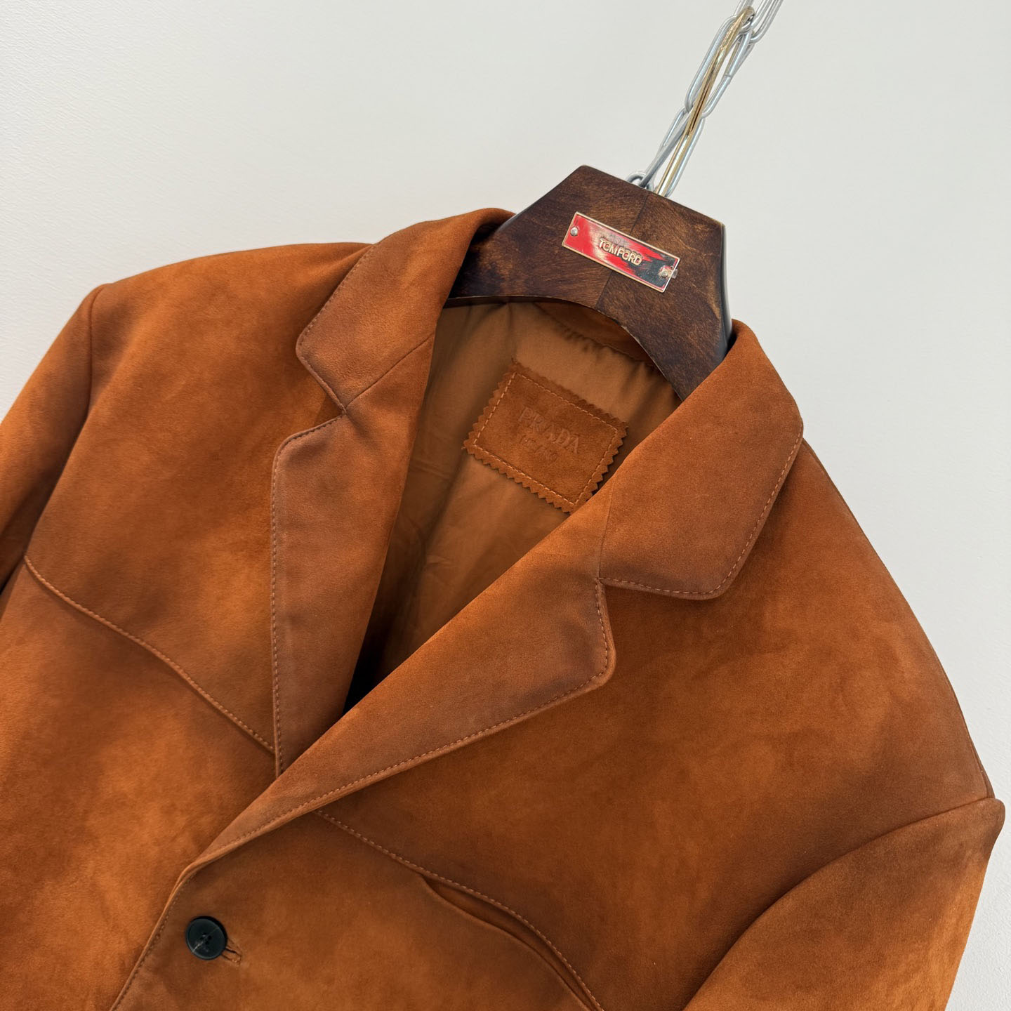 Prada Suede Jacket - DesignerGu