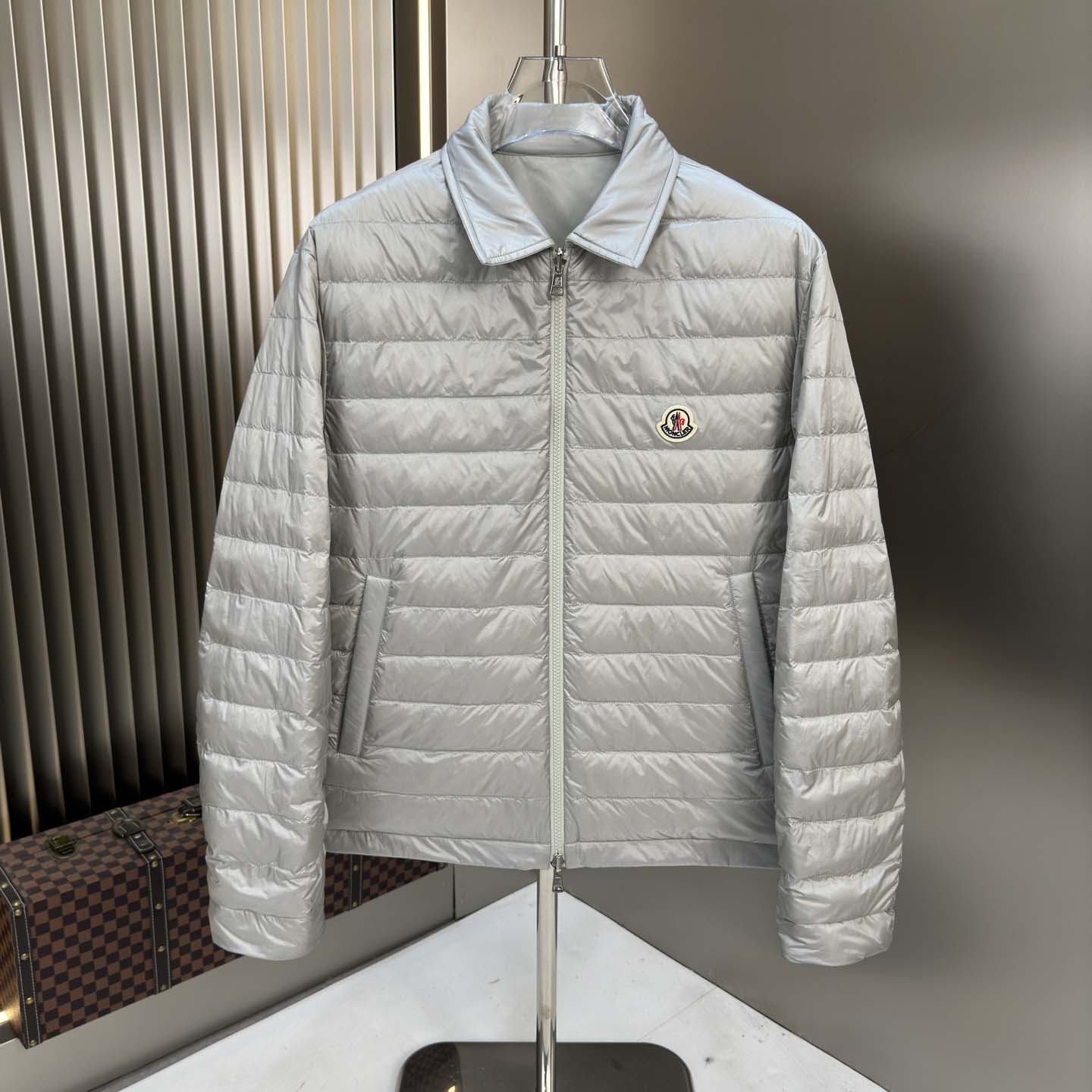 Moncler Cidone Reversible Down Shirt Jacket - DesignerGu