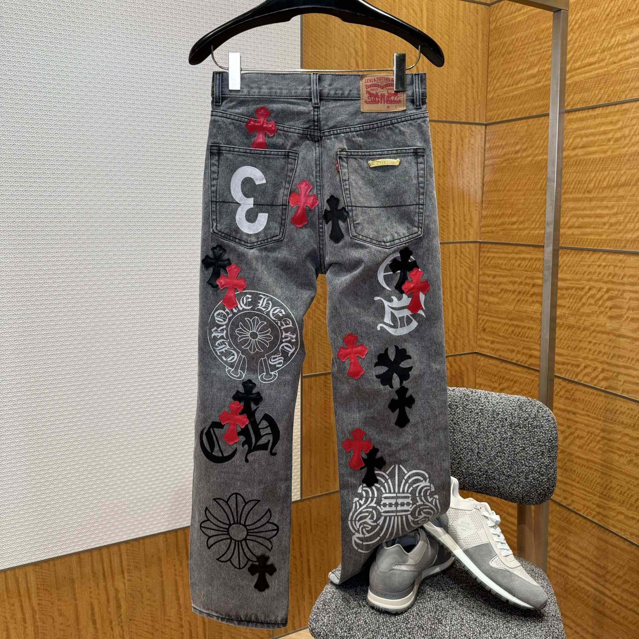 Chrome Hearts Jeans - DesignerGu