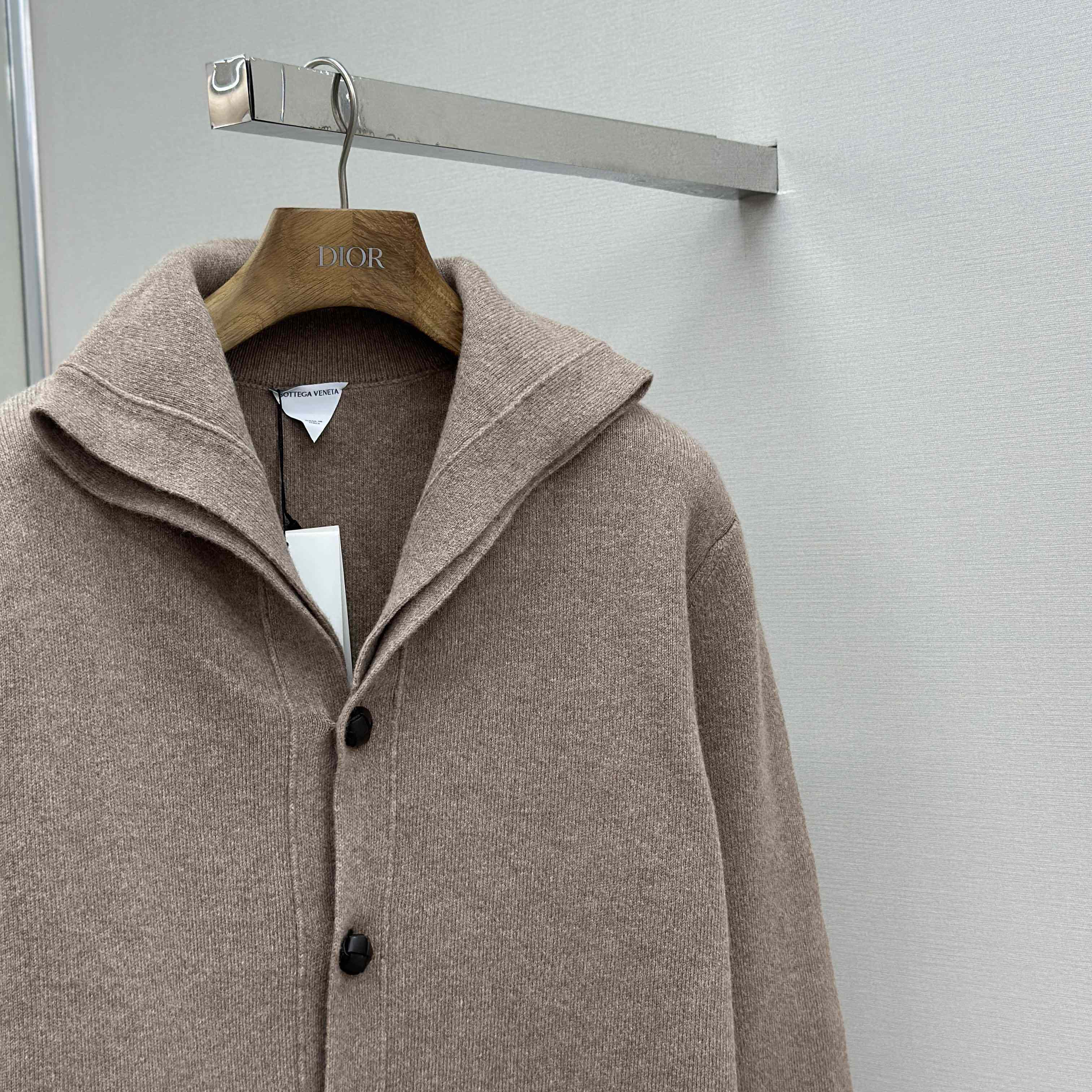 Bottega Veneta Compact Wool Cardigan - DesignerGu