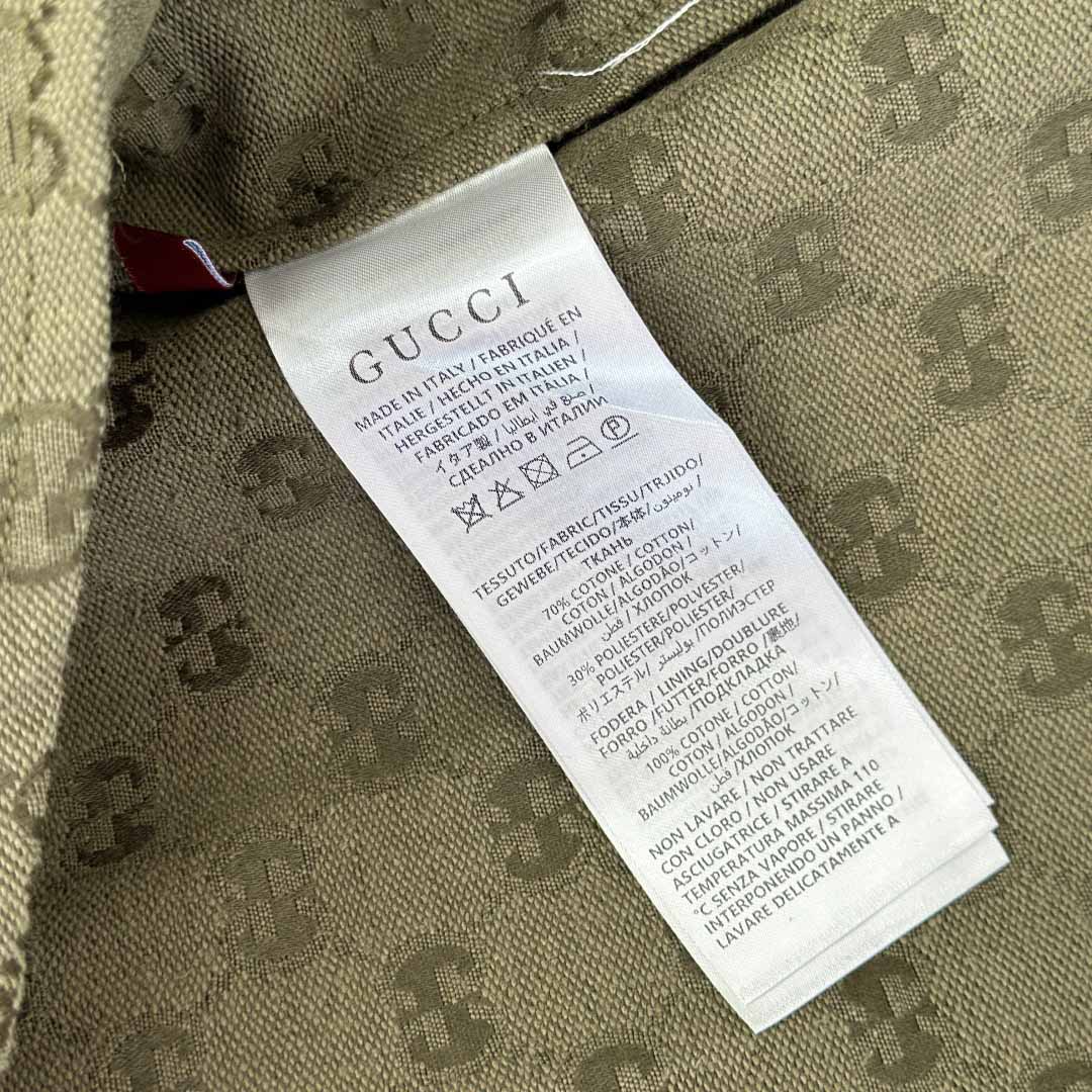 Gucci  Monogrammed Cotton-Blend Jacquard Shirt - DesignerGu