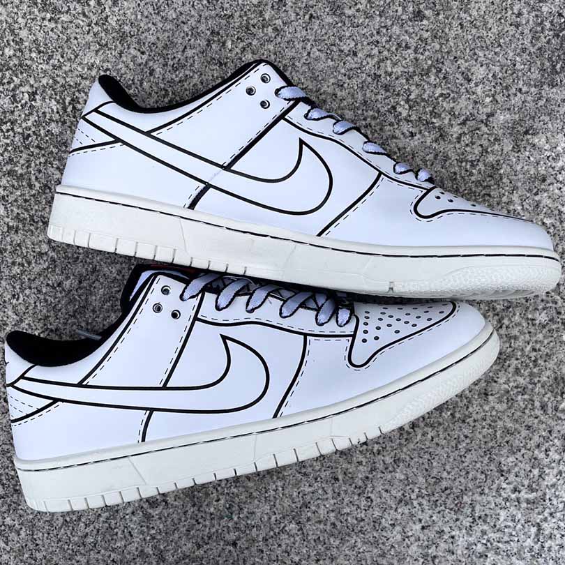 LEGO x Nike Dunk Low Sail    IF2117-100 - DesignerGu