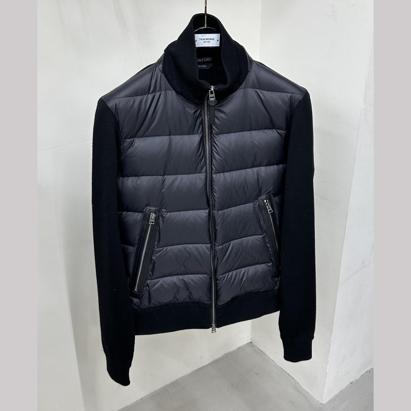 Tom Ford Padded-panel Knitted Jacket - DesignerGu