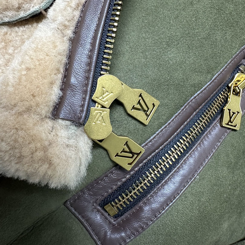 Louis Vuitton Shearling Bombardier - DesignerGu