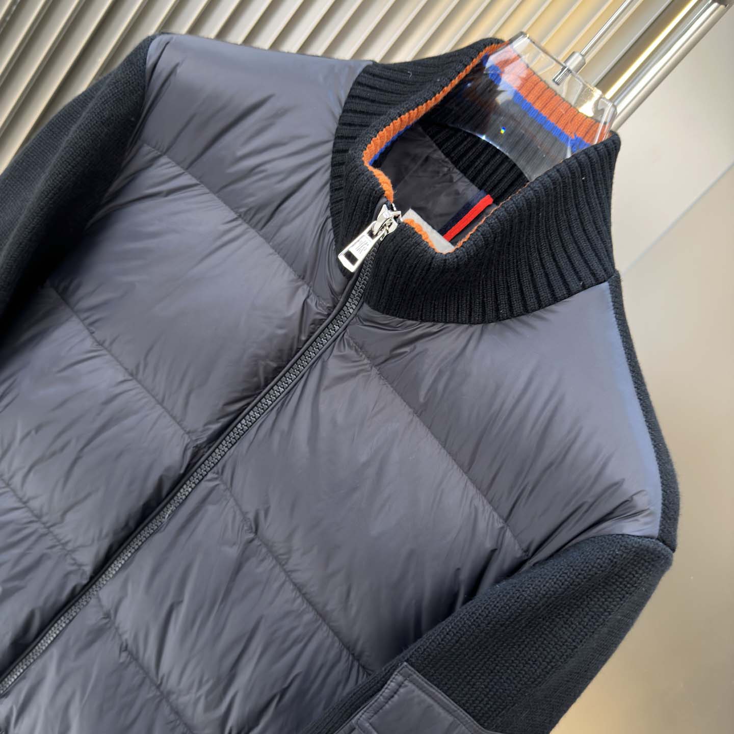 Moncler Padded Wool Zip-Up Cardigan - DesignerGu