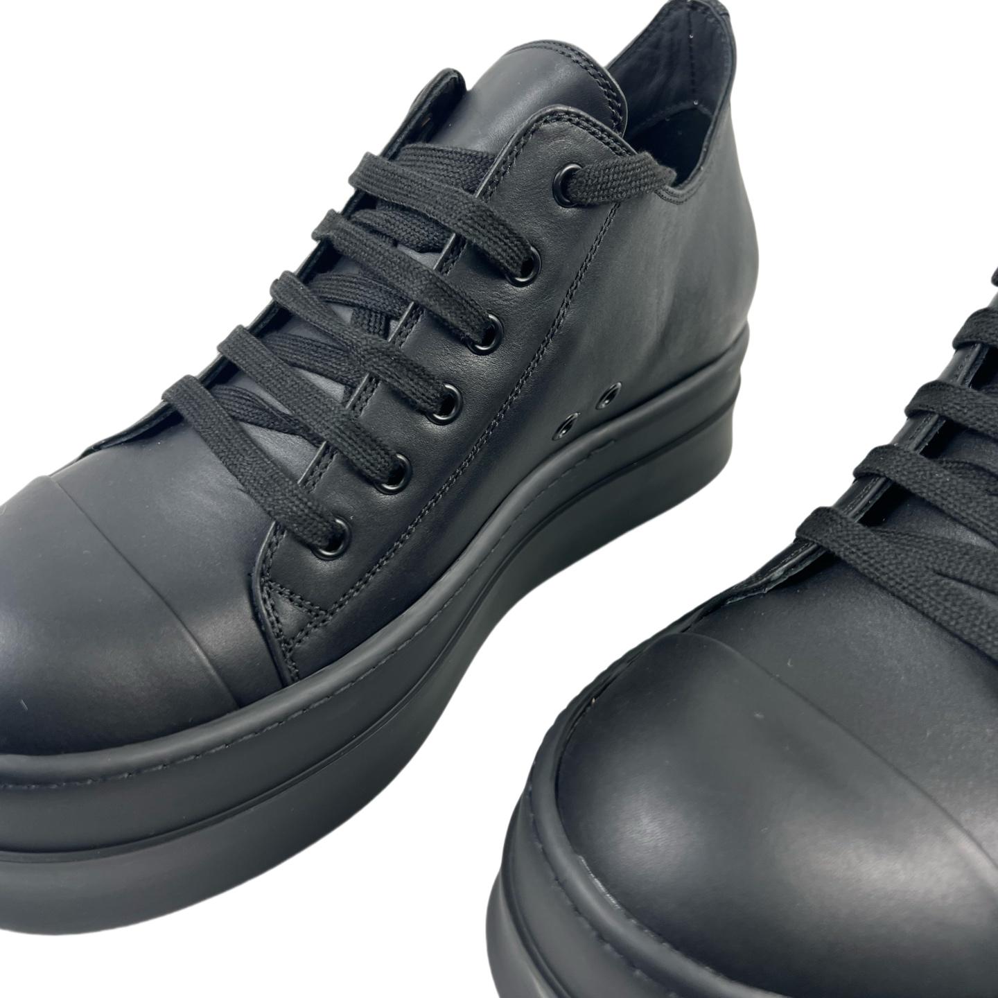 Rick Owens: Black Hollywood Low Sneakers - DesignerGu