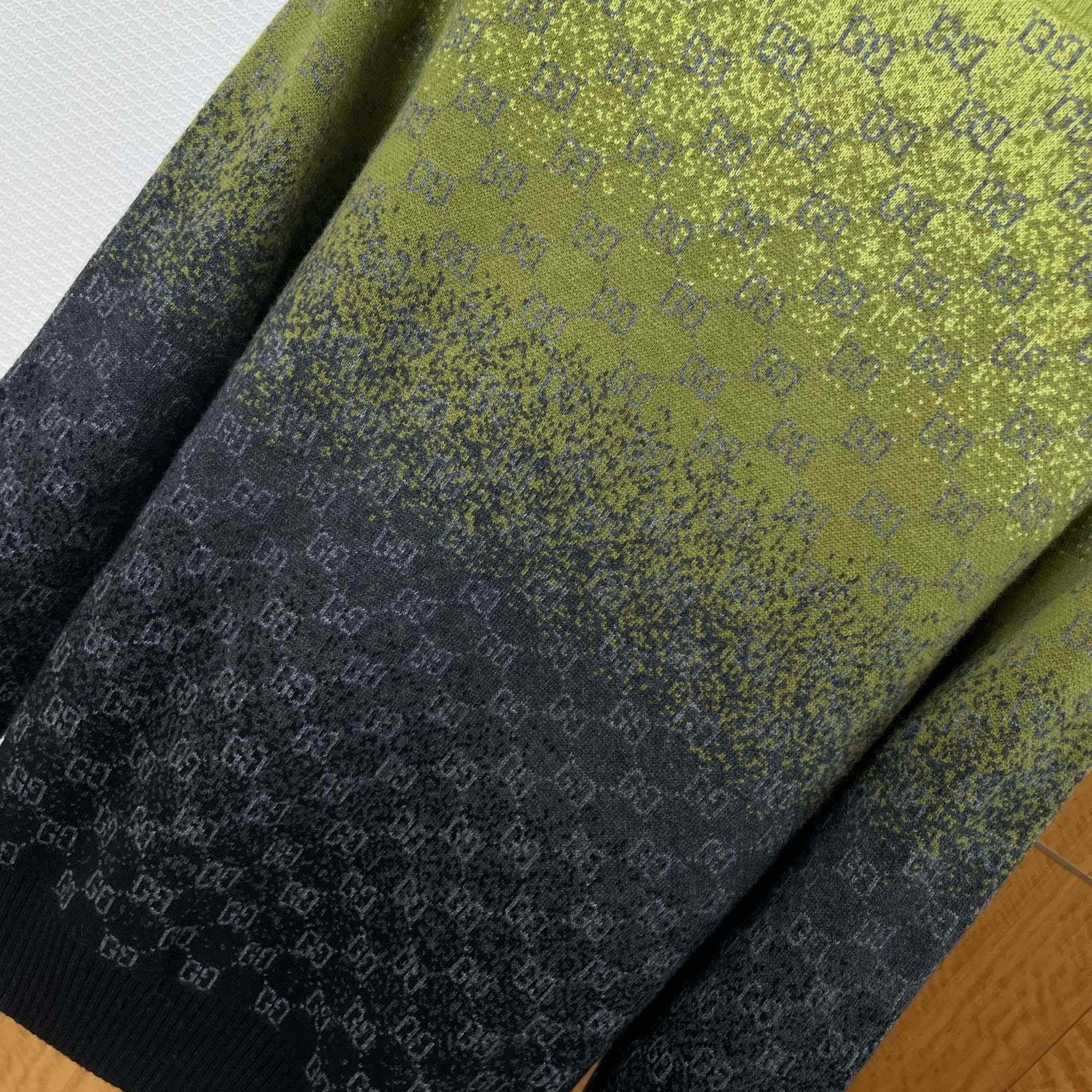 Gucci GG Wool Cashmere Jacquard Sweater - DesignerGu