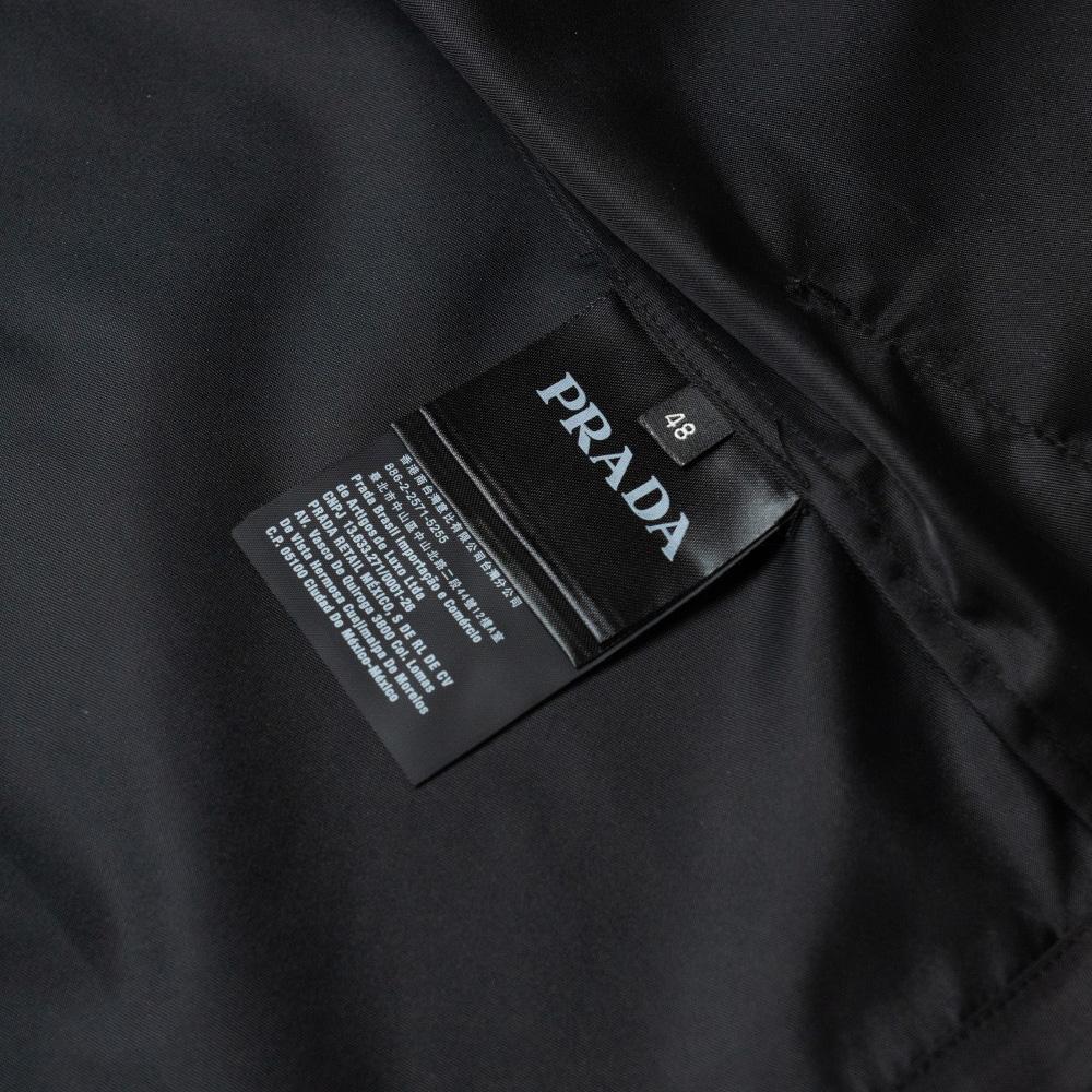 Prada Re-Nylon V-neck Vest In Black - DesignerGu