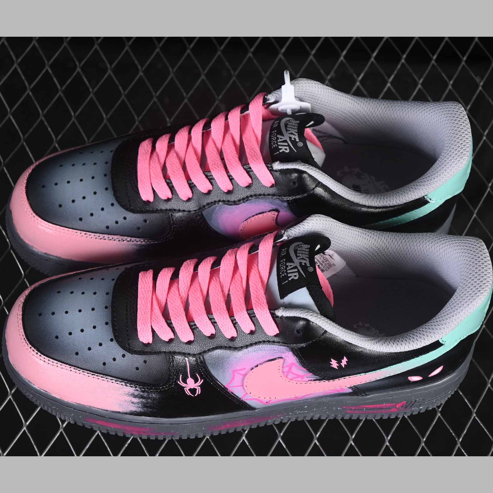 Nike Air Force 1 ’07 Low “Pink Electric Spider Shadow” YD2425-011 - DesignerGu