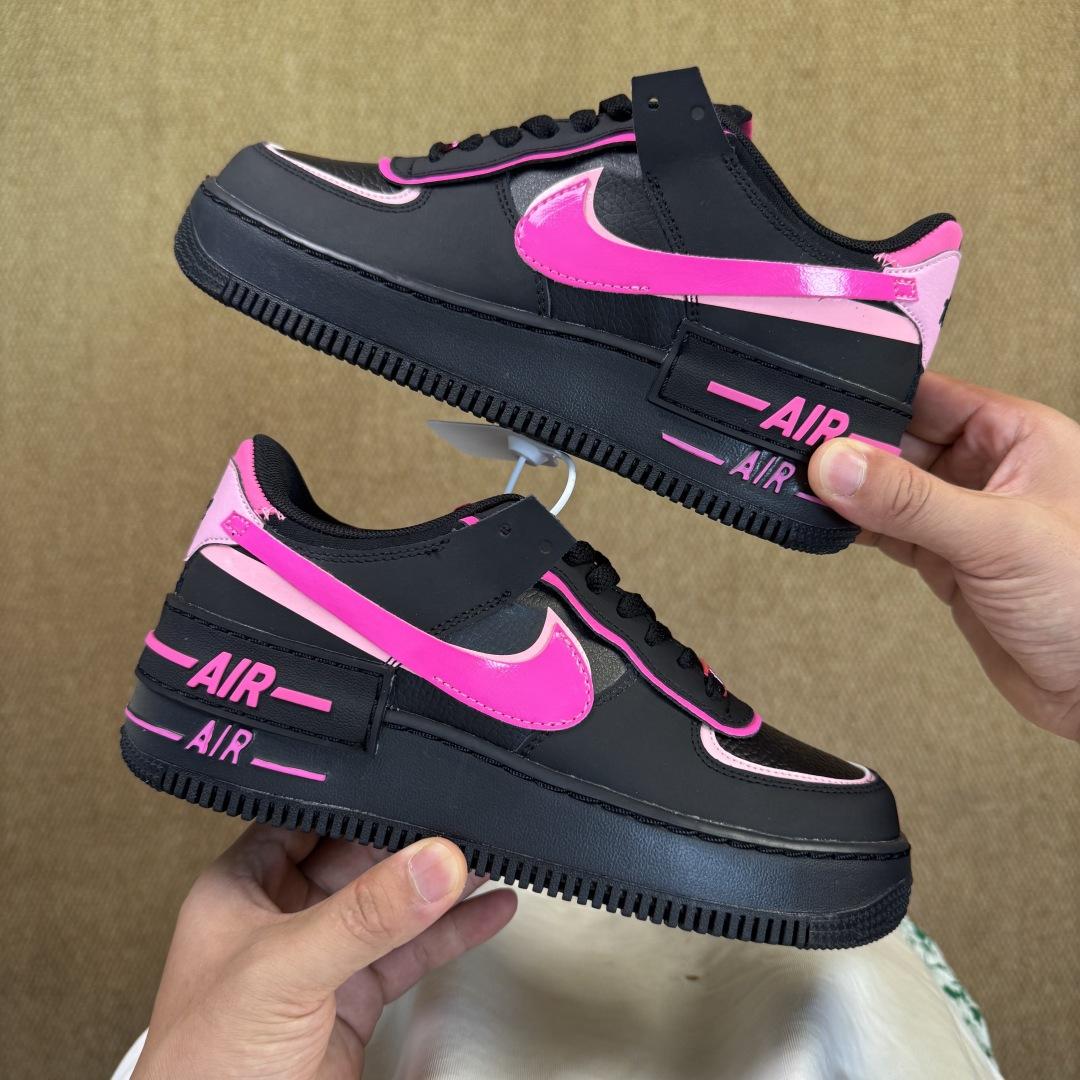 Nike Air Force 1 Shadow “Black Pink Swoosh” CI0919-006 - DesignerGu